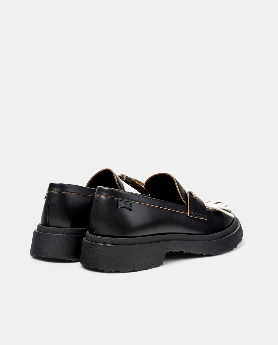 CAMPER Twins, black loafers for women at Tascón