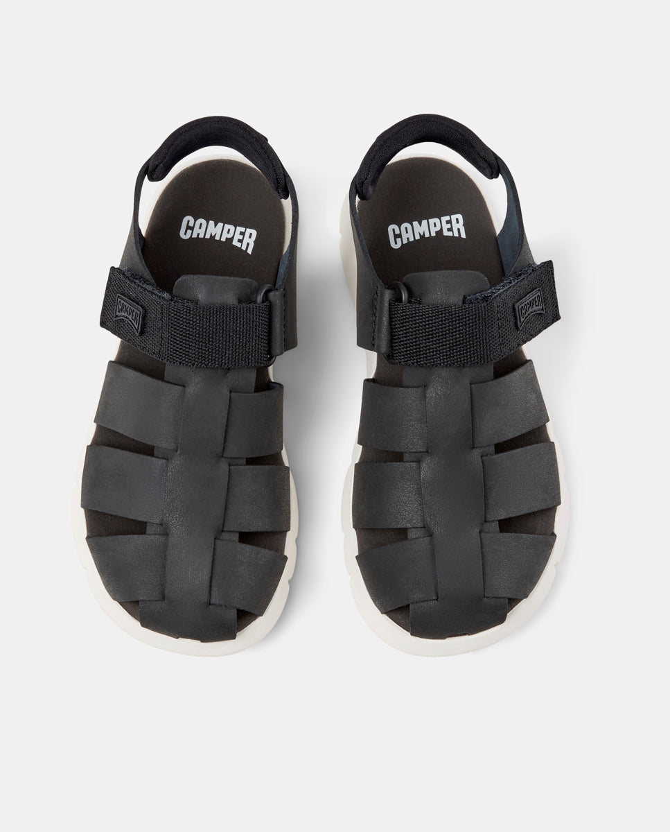 CAMPER Oruga para, sandali nero unisex da Tascón