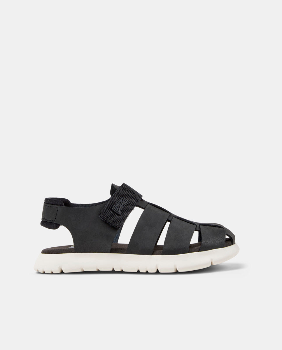 CAMPER Oruga para, black sandals unisex at Tascón