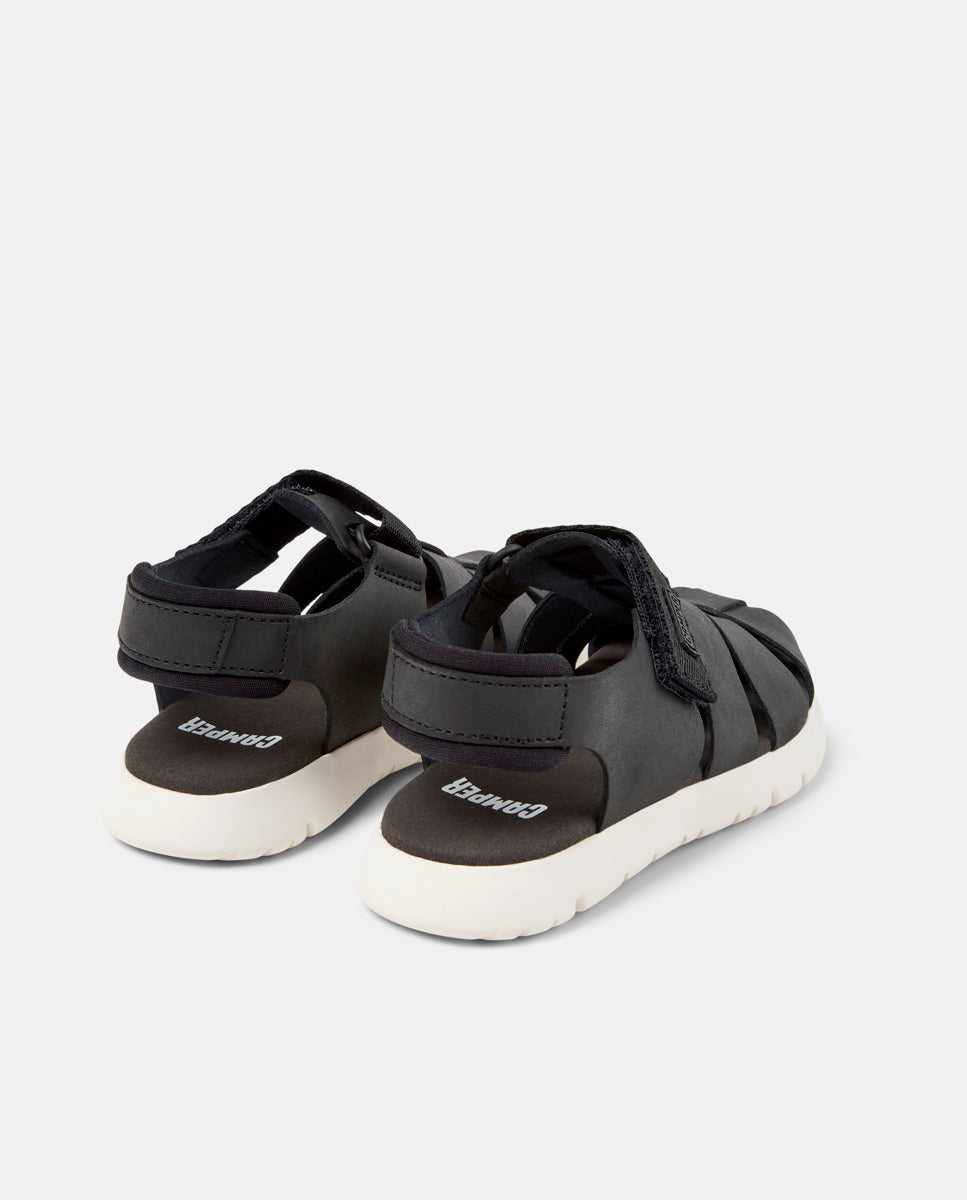 CAMPER Oruga para, black sandals unisex at Tascón