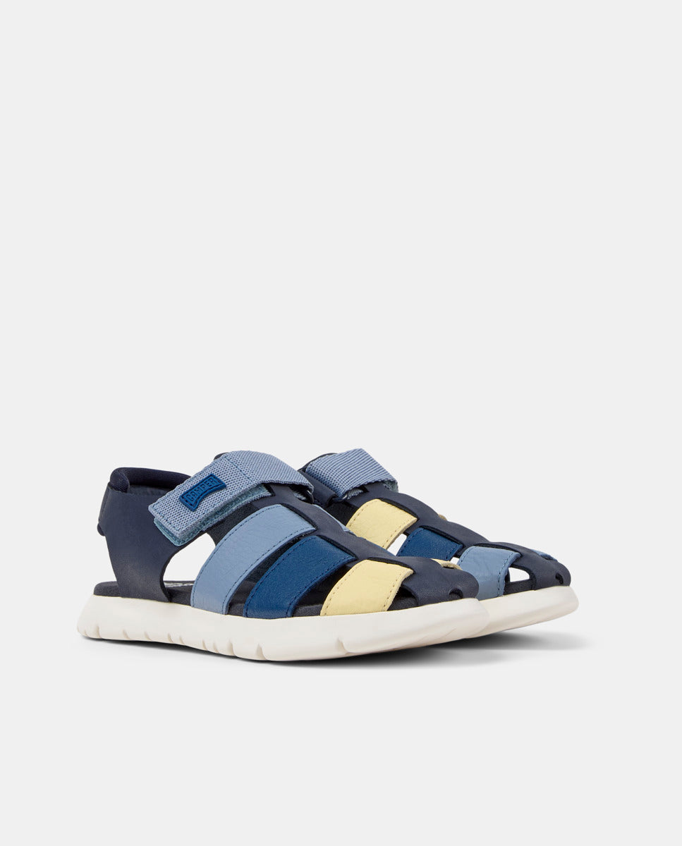 CAMPER Twins para, blue sandals unisex at Tascón