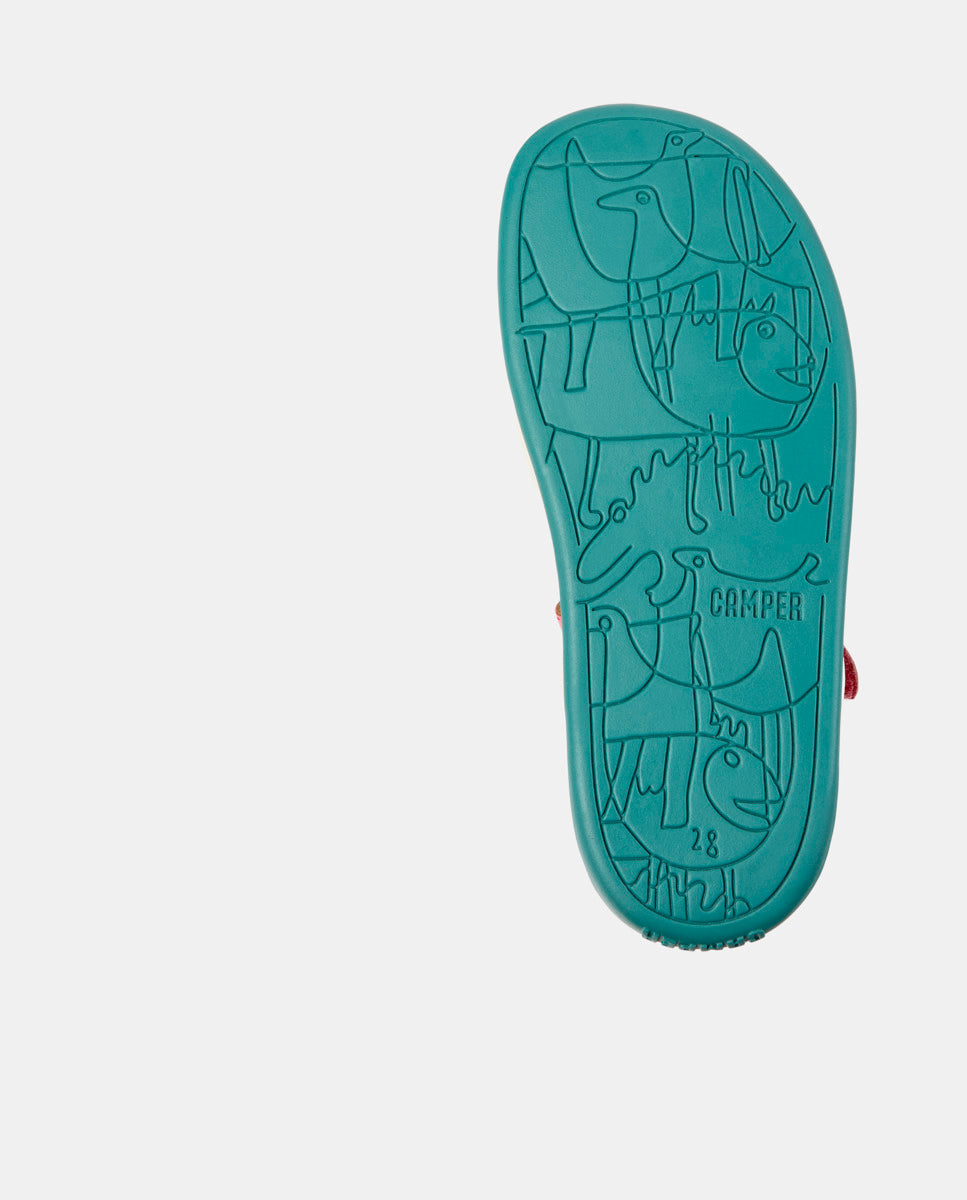 CAMPER Twins para، صنادل multicolor للجنسين من Tascón