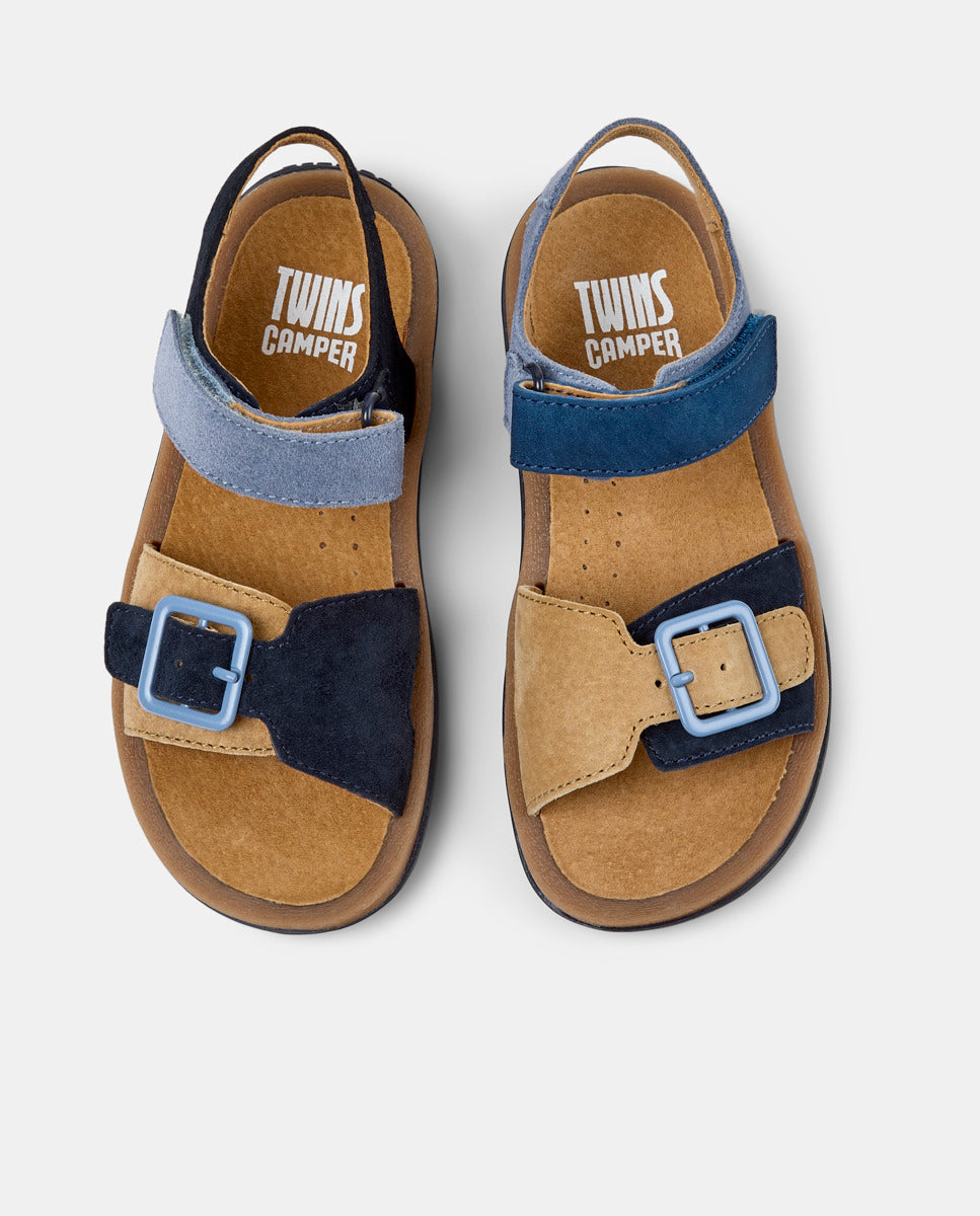 CAMPER Twins para, bruin sandalen unisex bij Tascón