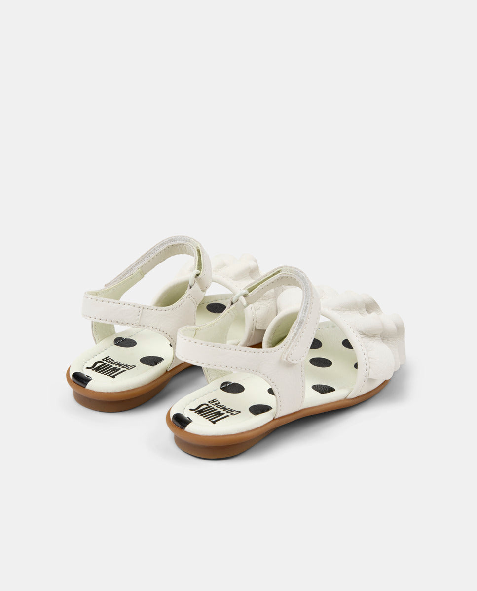 CAMPER Twins para, white sandals unisex at Tascón