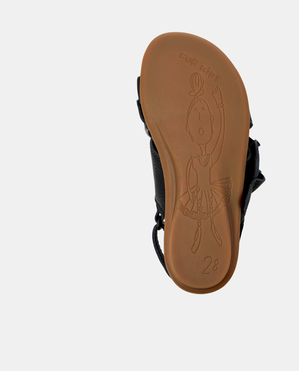 CAMPER Twins para, black sandals unisex at Tascón