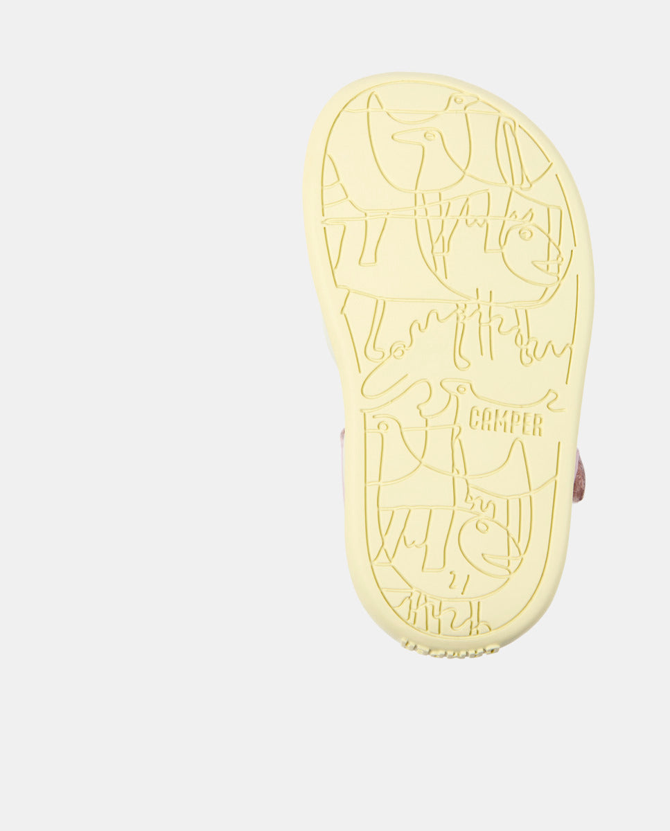 CAMPER Twins para, beige sandals unisex at Tascón