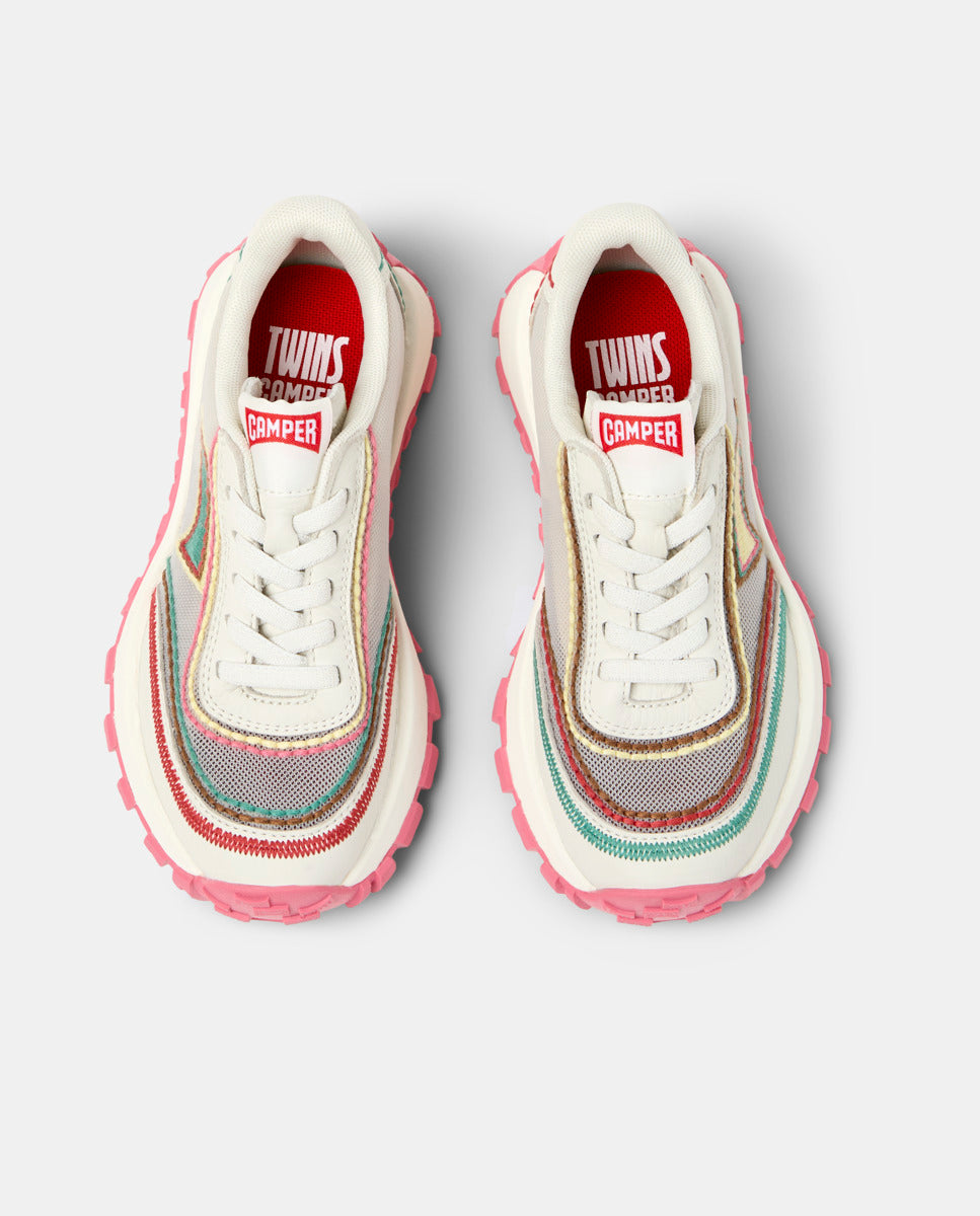 CAMPER Twins para، سنيكرز أبيض للجنسين من Tascón