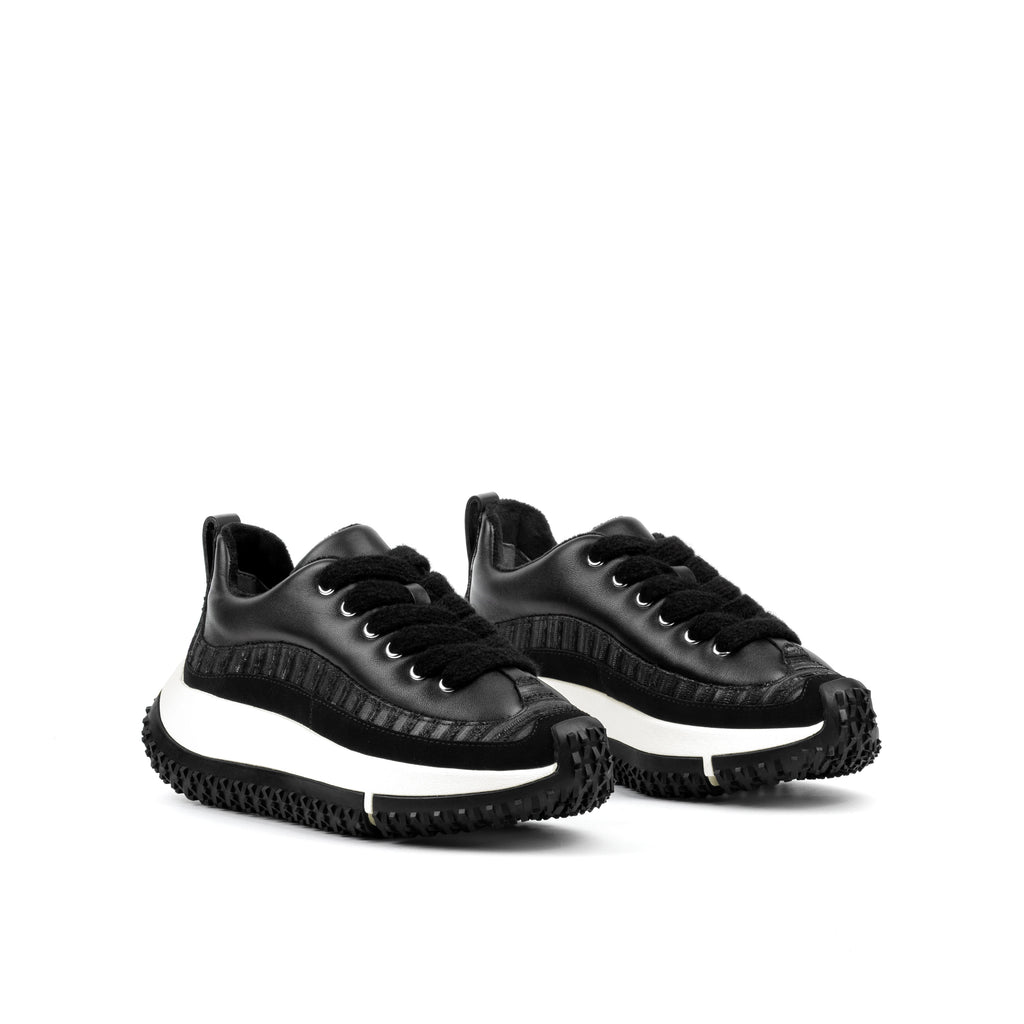 4CCCCEES | SNEAKERS DE VESTIR | MUJER | KAPOK PAVA OREO | NEGRO