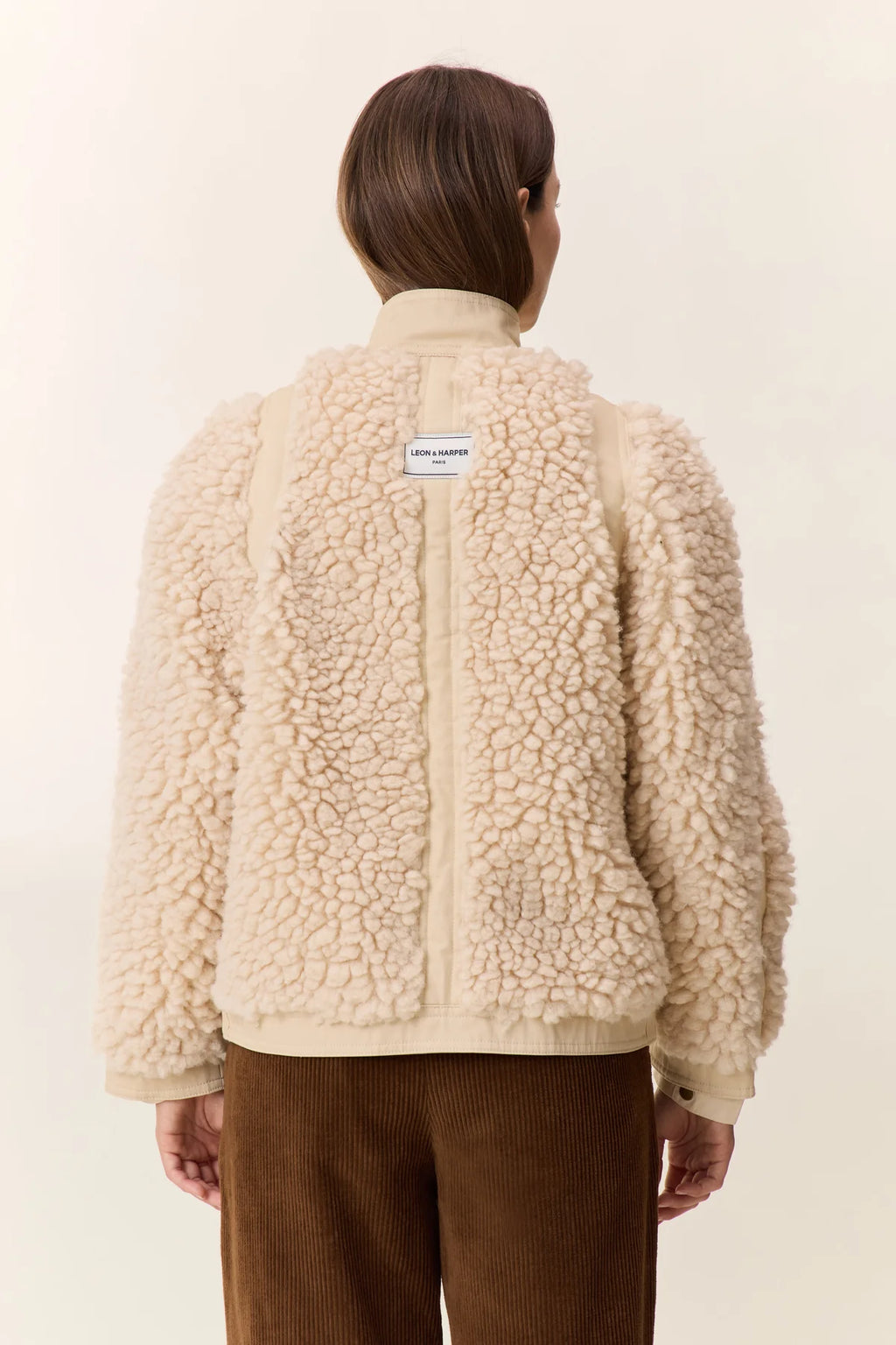 LEON & HARPER | CHAQUETA | MUJER | VYVIAN OFF WHITE | BLANCO