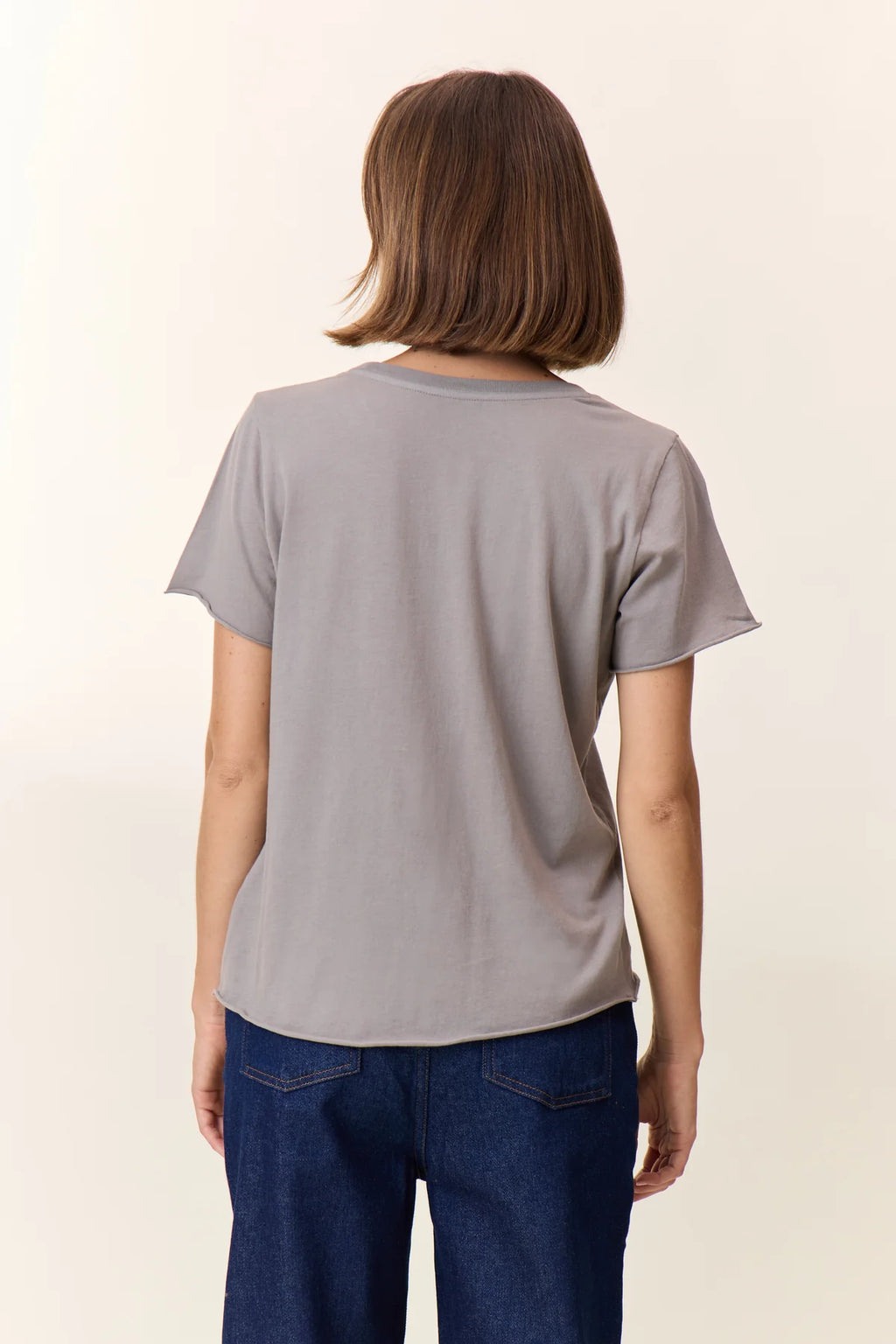 LEON & HARPER TORO Music Mouse: grey T-shirt for women
