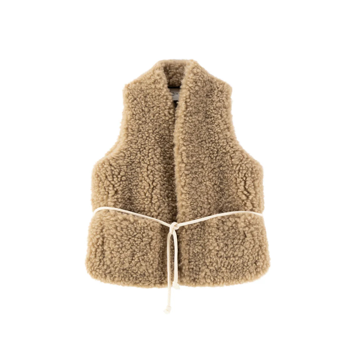 LEON & HARPER Vinny Taupe: beige chaleco for women