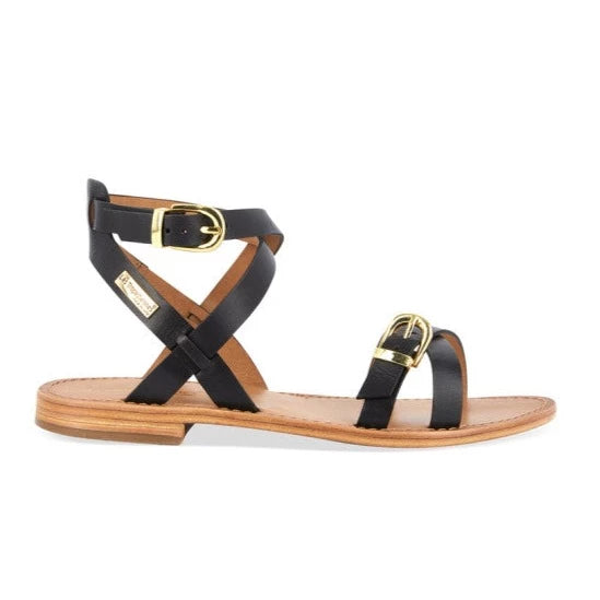 LES TROPEZIENNES | SANDALIAS | MUJER | HEPANA NOIR | NEGRO