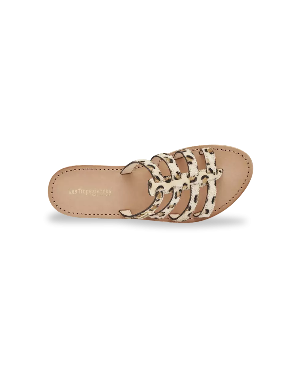 LES TROPEZIENNES | SANDALIAS | MUJER | HIKAMUL LEOPARD | ANIMAL PRINT