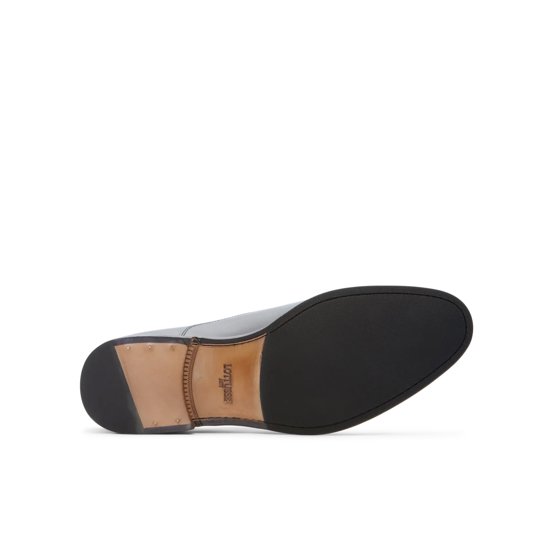 LOTTUSSE Lenox Ebony Negro SPAY NAT: чорний взуття для чоловіків