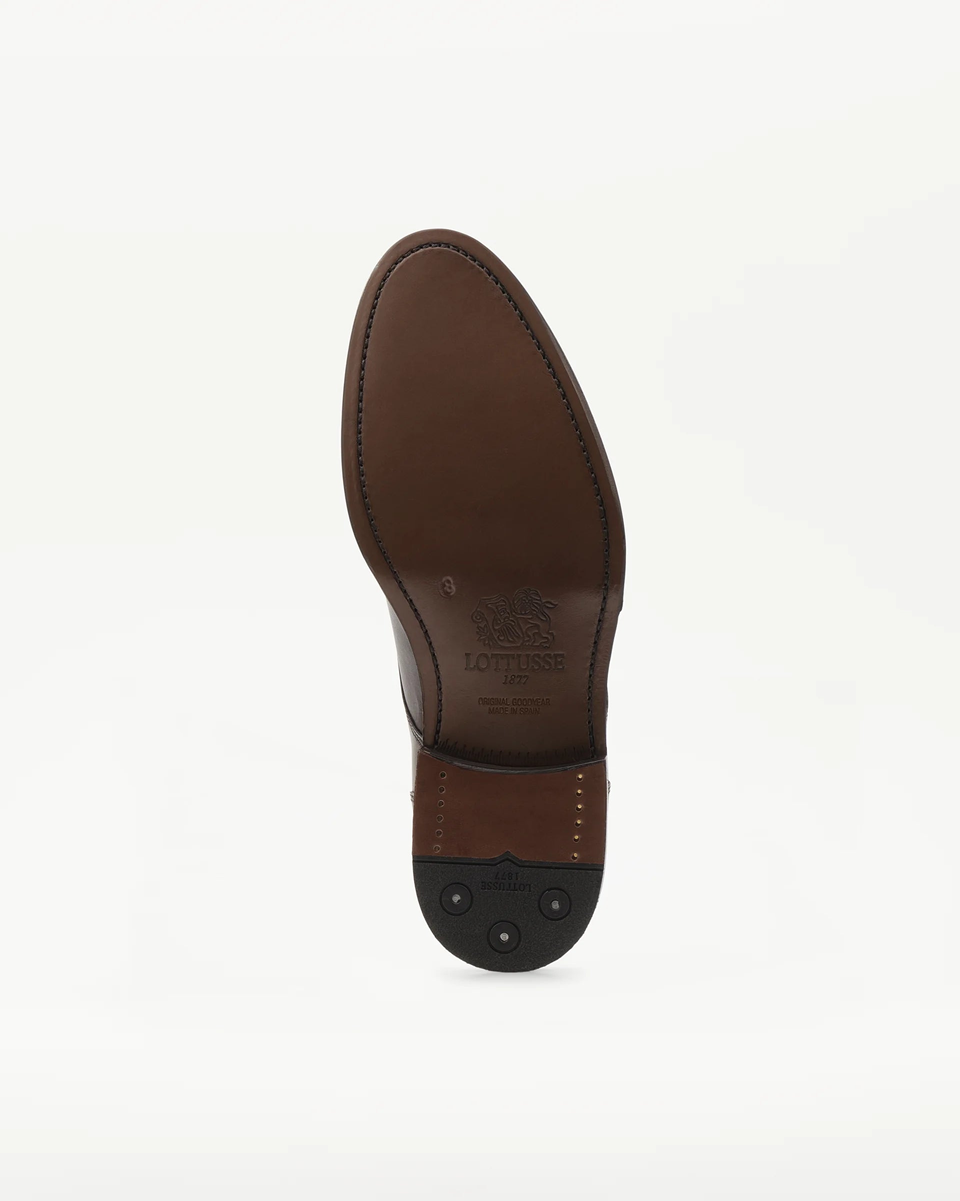 LOTTUSSE Derby Mocasín Premium PIEL MOCA: brown shoes for men