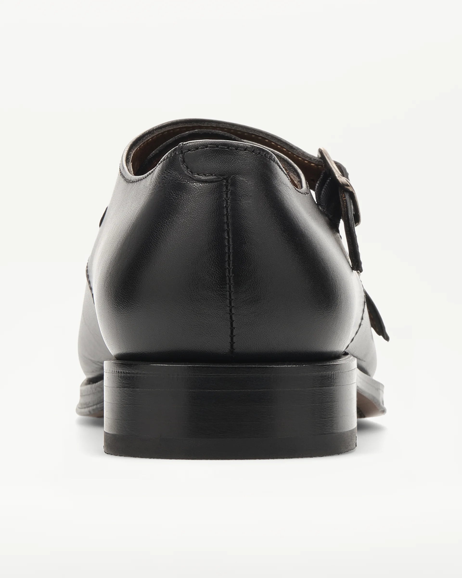 LOTTUSSE Zapatos Doble Hebilla Premium PIEL Negro: noir chaussures pour homme