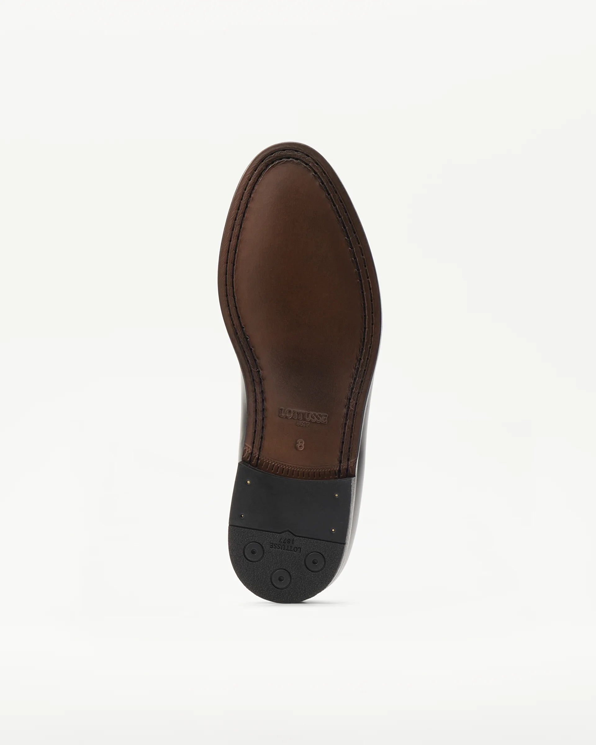 LOTTUSSE Mocasín Borlas Class PIEL Negro: черный лоферы для мужчин