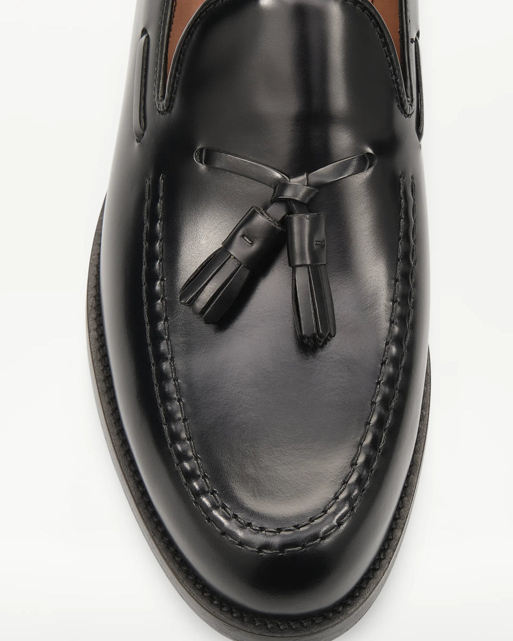 LOTTUSSE Mocasín Borlas Class PIEL Negro: черный лоферы для мужчин