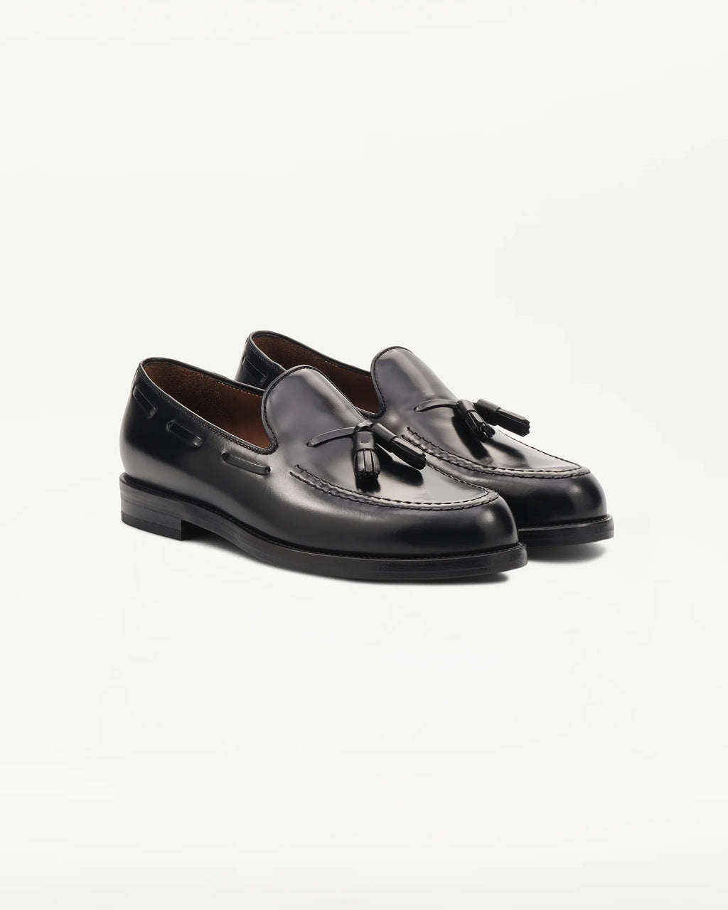 LOTTUSSE Mocasín Borlas Class PIEL Negro: черный лоферы для мужчин