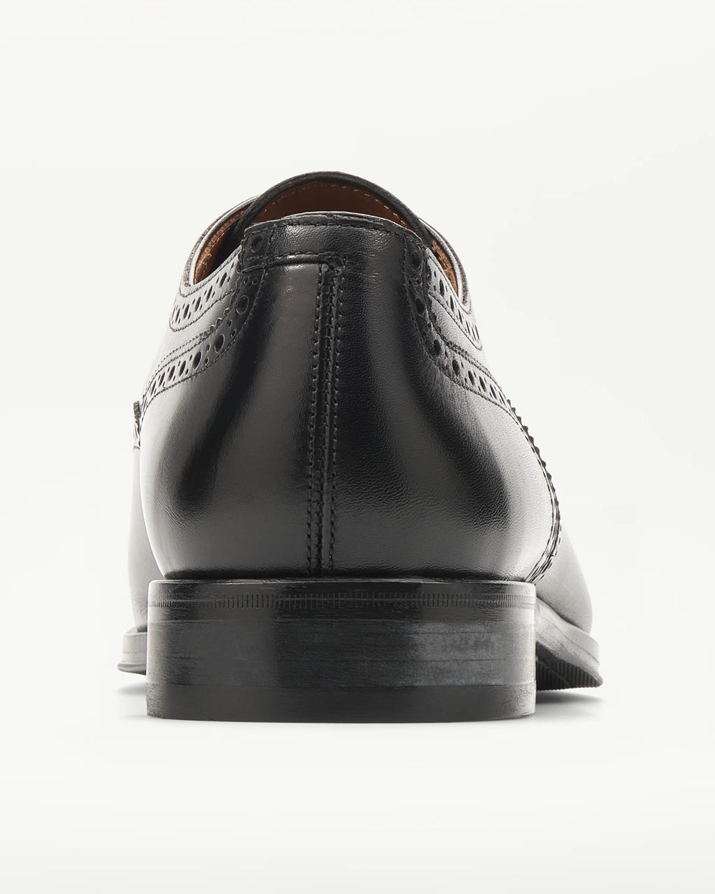 LOTTUSSE Oxford Puntera Recta Lenox PIEL Negro: zwart schoenen voor heren
