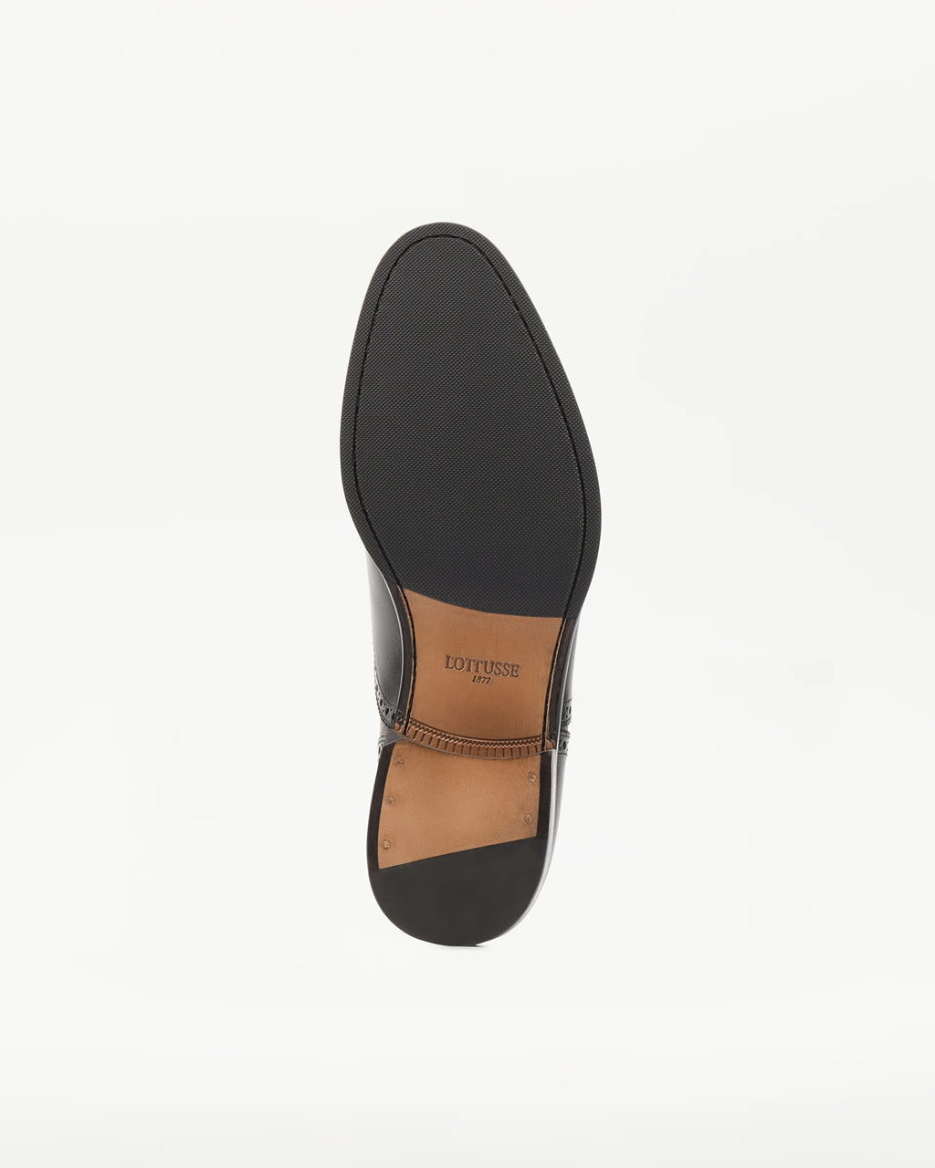 LOTTUSSE Oxford Puntera Recta Lenox PIEL Negro: zwart schoenen voor heren