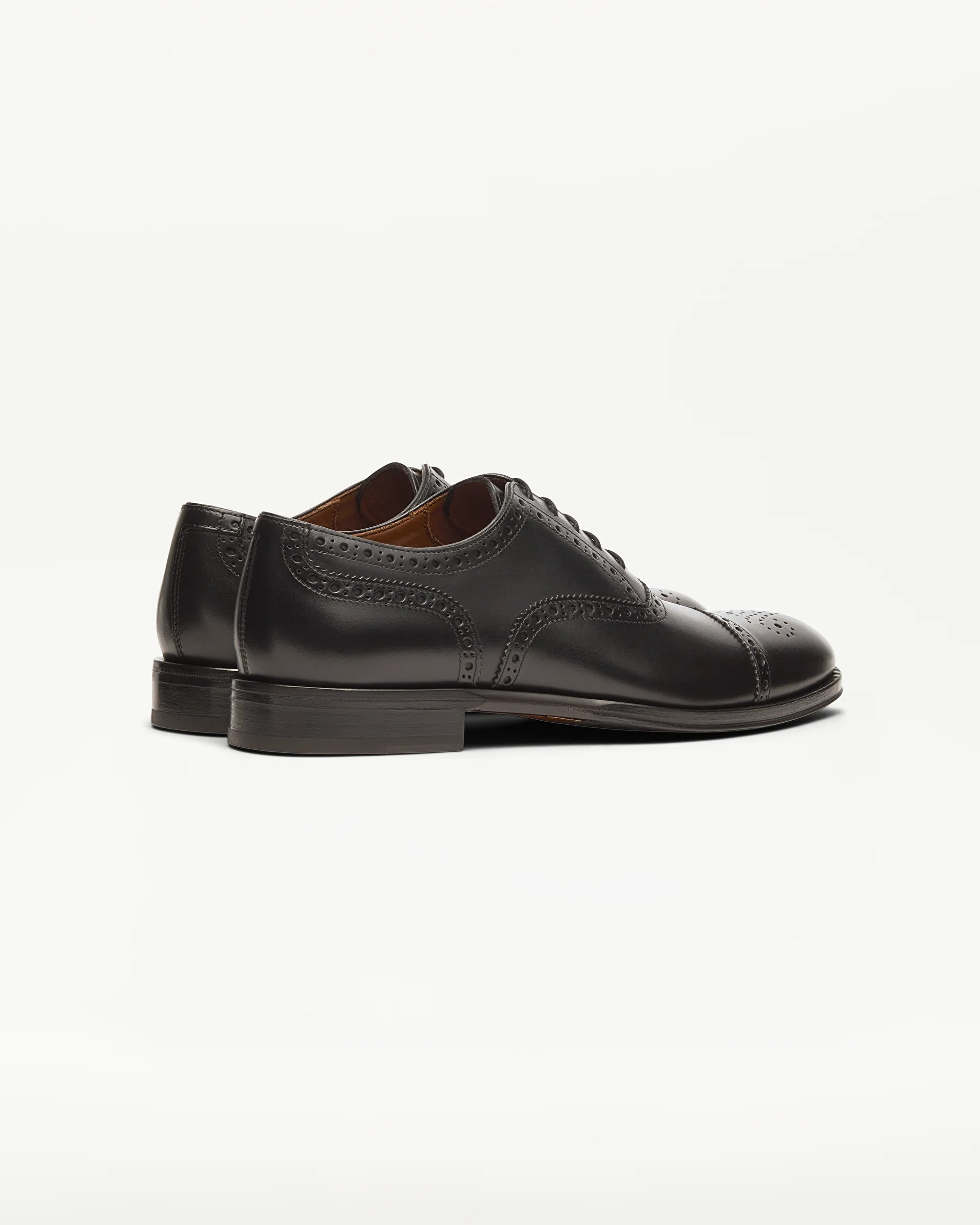 LOTTUSSE Oxford Puntera Recta Lenox PIEL Negro: noir chaussures pour homme
