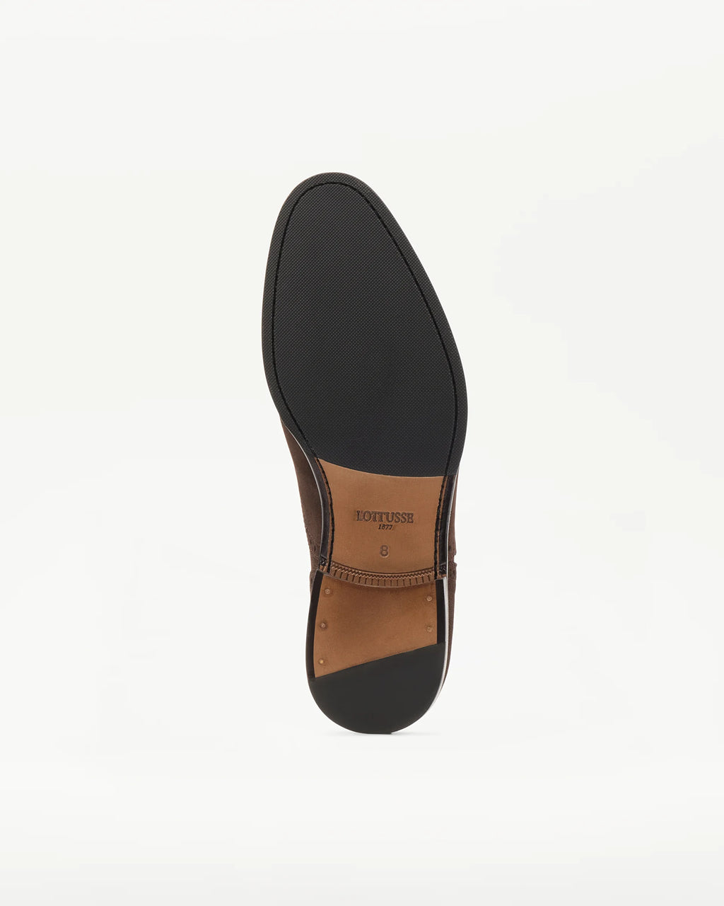 LOTTUSSE Oxford Puntera Recta Lenox PIEL MOCA: marron chaussures pour homme