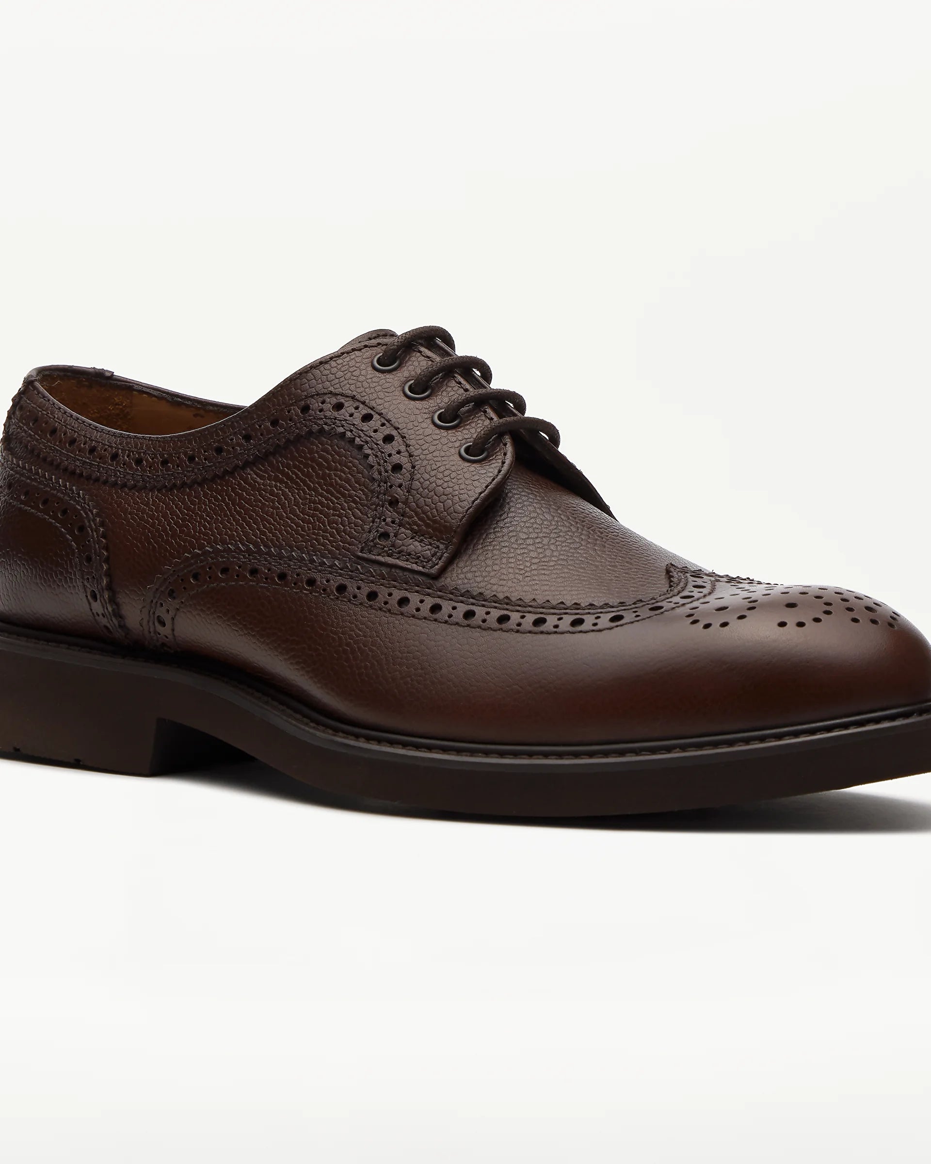 LOTTUSSE Derby Baltimore MOCA: brown shoes for men