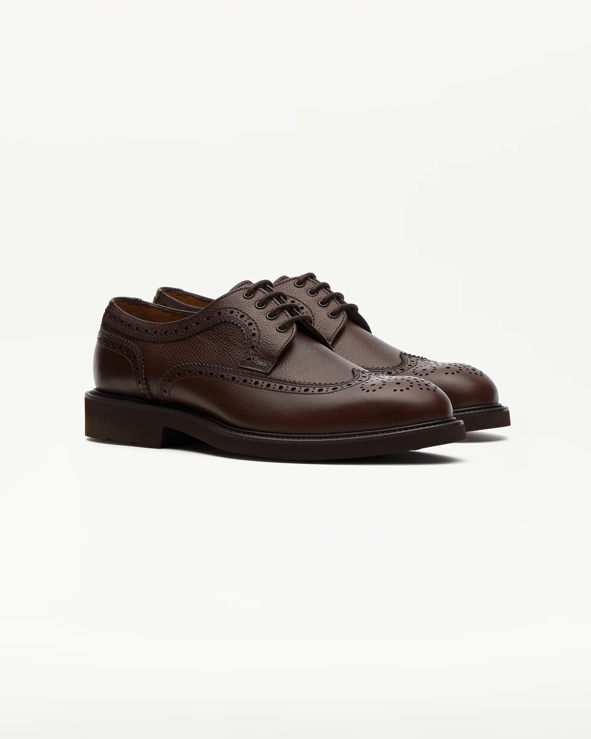 LOTTUSSE Derby Baltimore MOCA: brown shoes for men