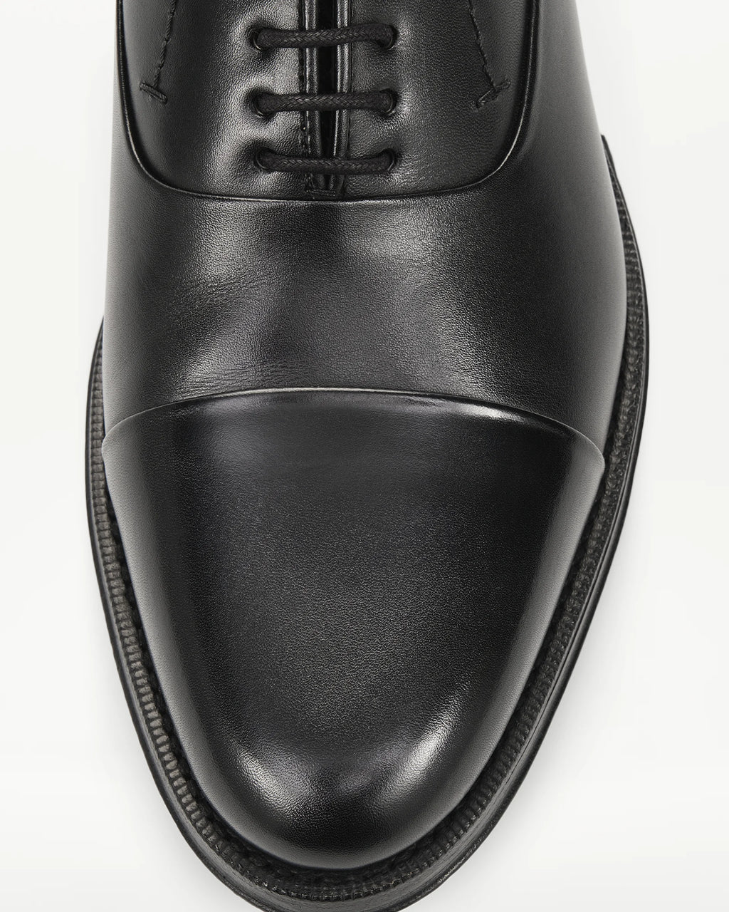 LOTTUSSE Oxford Puntera Recta Premium PIEL Negro: zwart schoenen voor heren