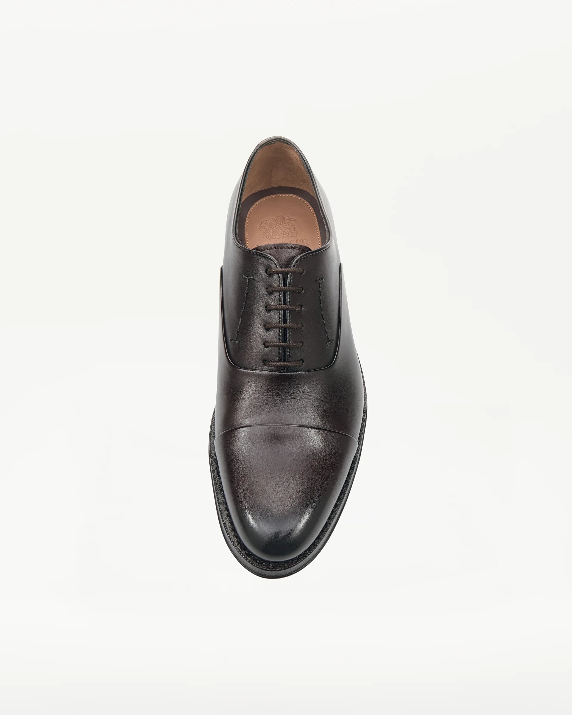 LOTTUSSE Oxford Puntera Recta Premium PIEL MOCA: bruin schoenen voor heren