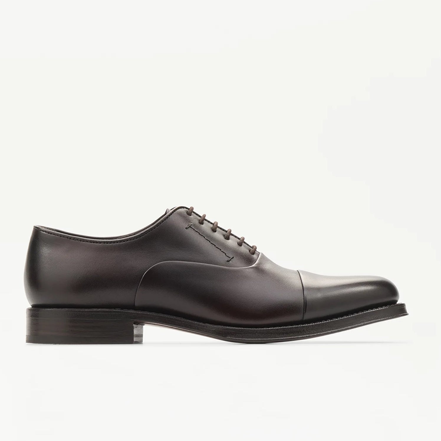 LOTTUSSE Oxford Puntera Recta Premium PIEL MOCA: brown shoes for men