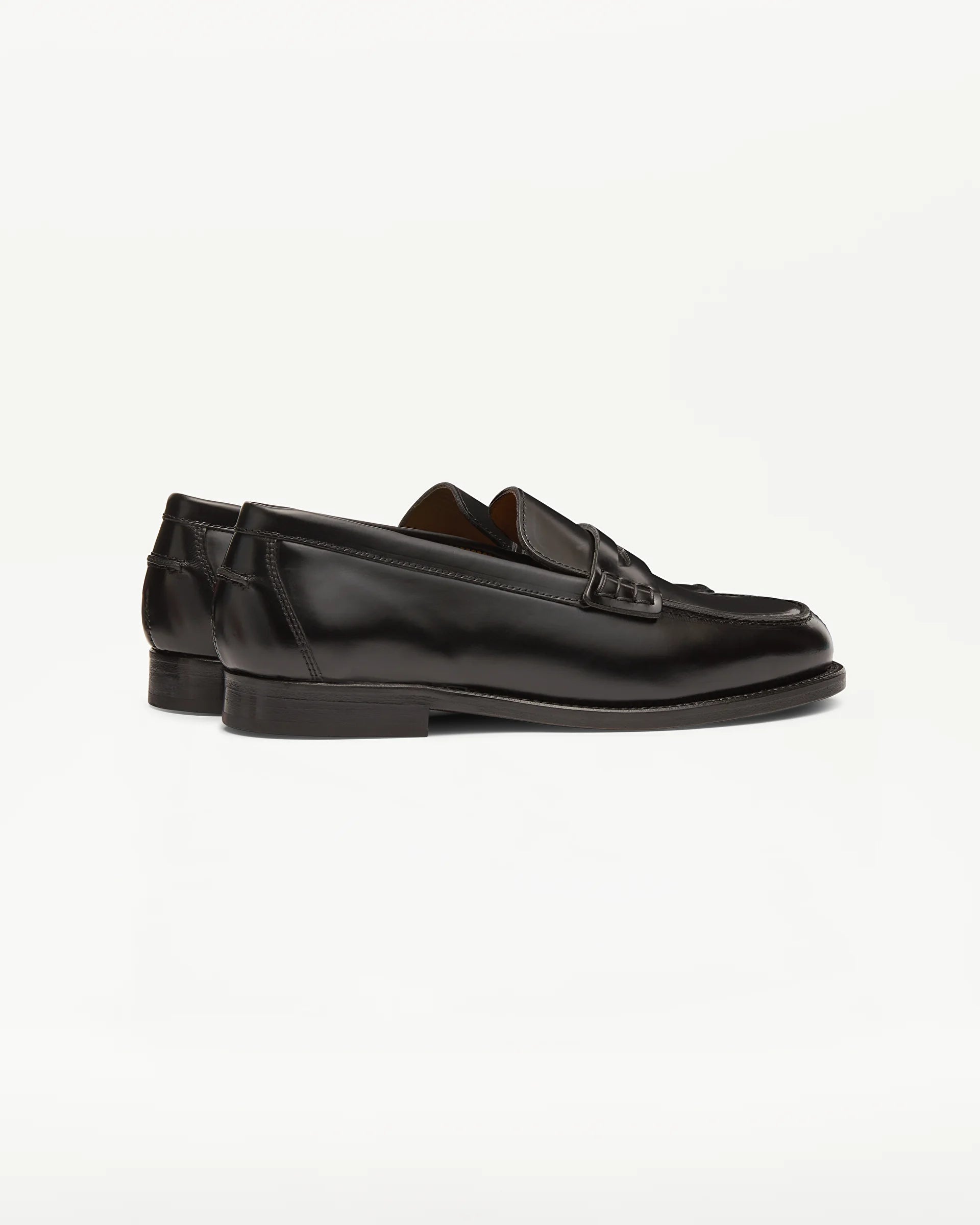 LOTTUSSE Mocasín Banda Chris PIEL Negro: black loafers for women