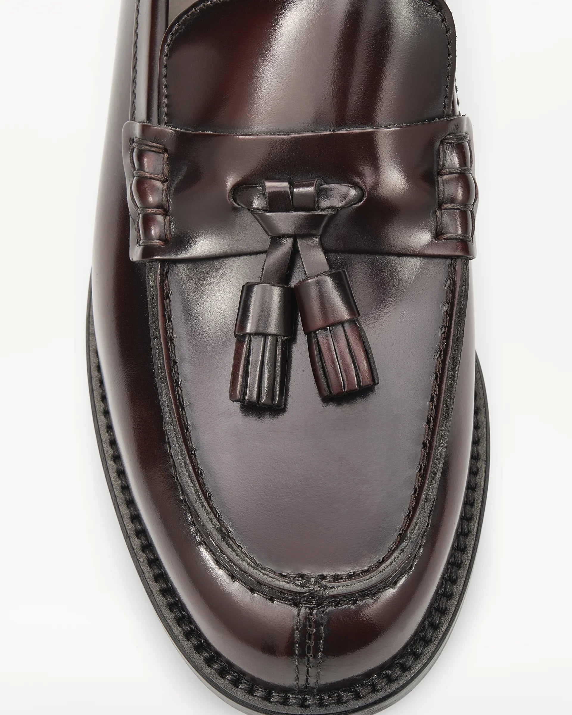LOTTUSSE Mocasines Pulidos Burdeos: burdeos loafers for women
