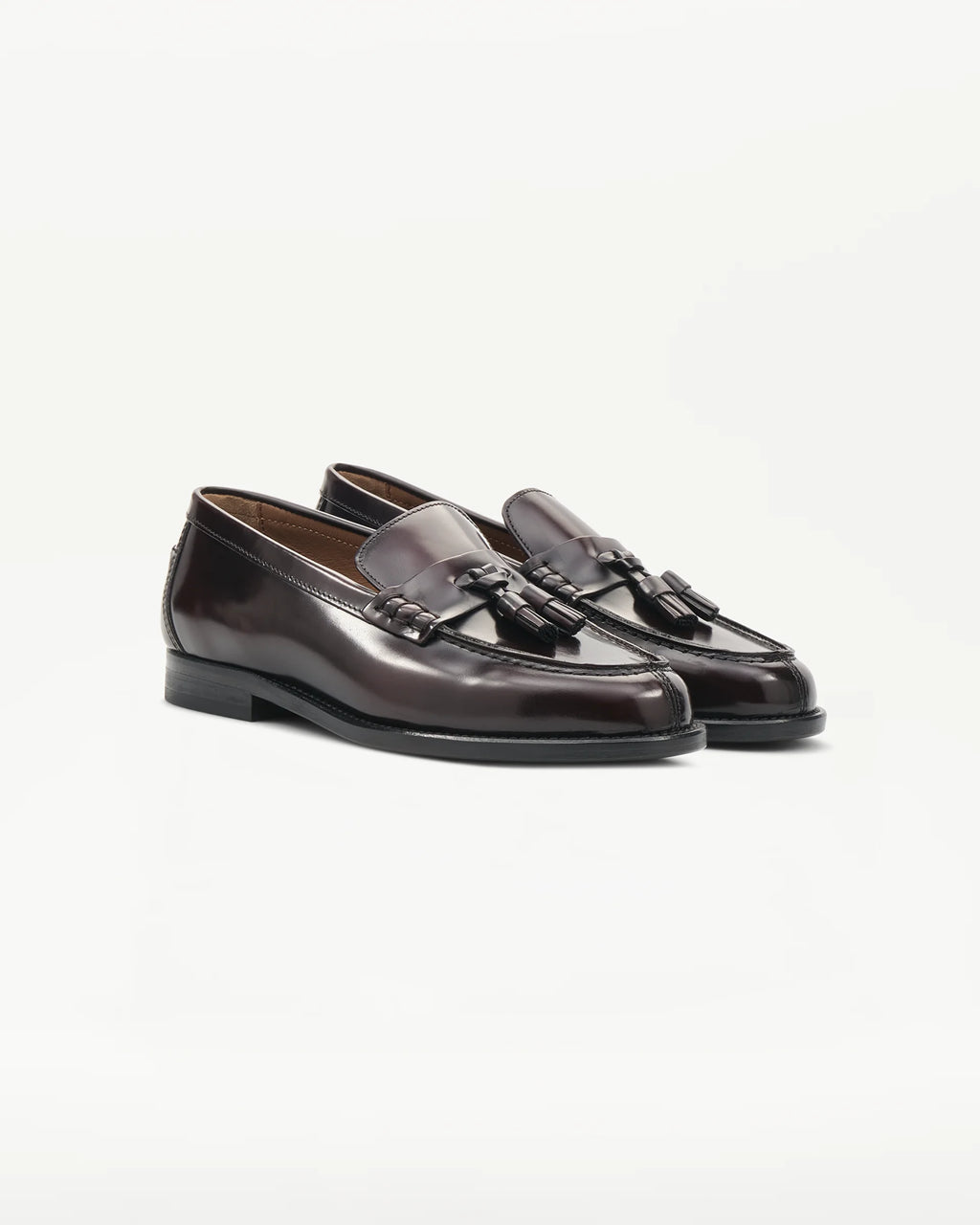 LOTTUSSE Mocasines Pulidos Burdeos: burdeos mocassins per a dona