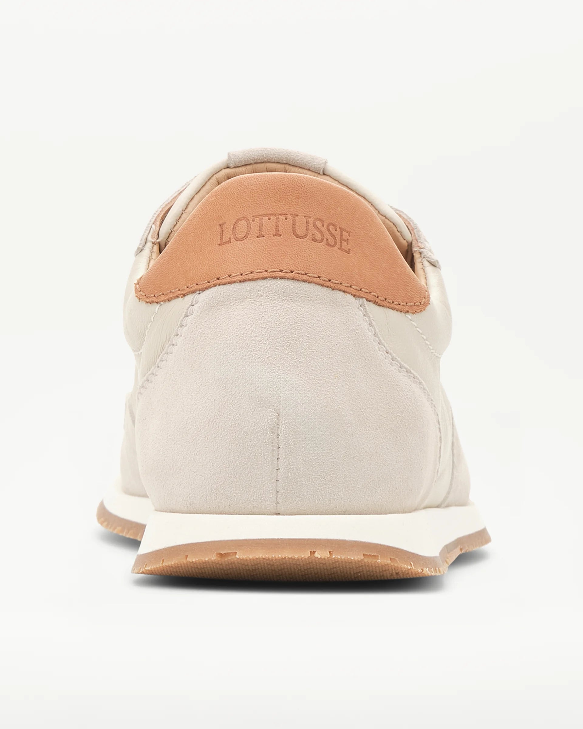 LOTTUSSE Sneakers Cordones Mancor PIEL de Cordero Blanco: white trainers for women