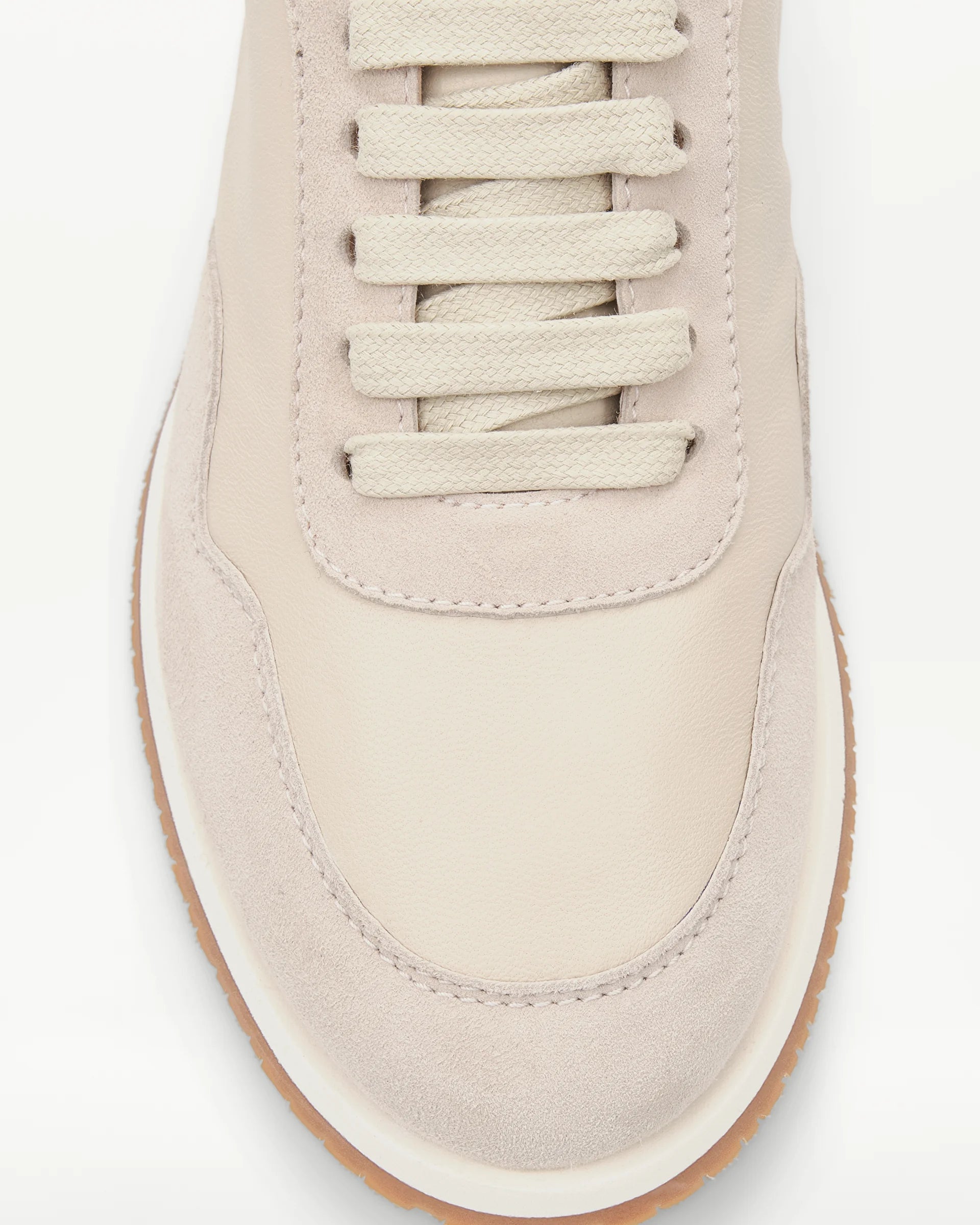 LOTTUSSE Sneakers Cordones Mancor PIEL de Cordero Blanco: white trainers for women