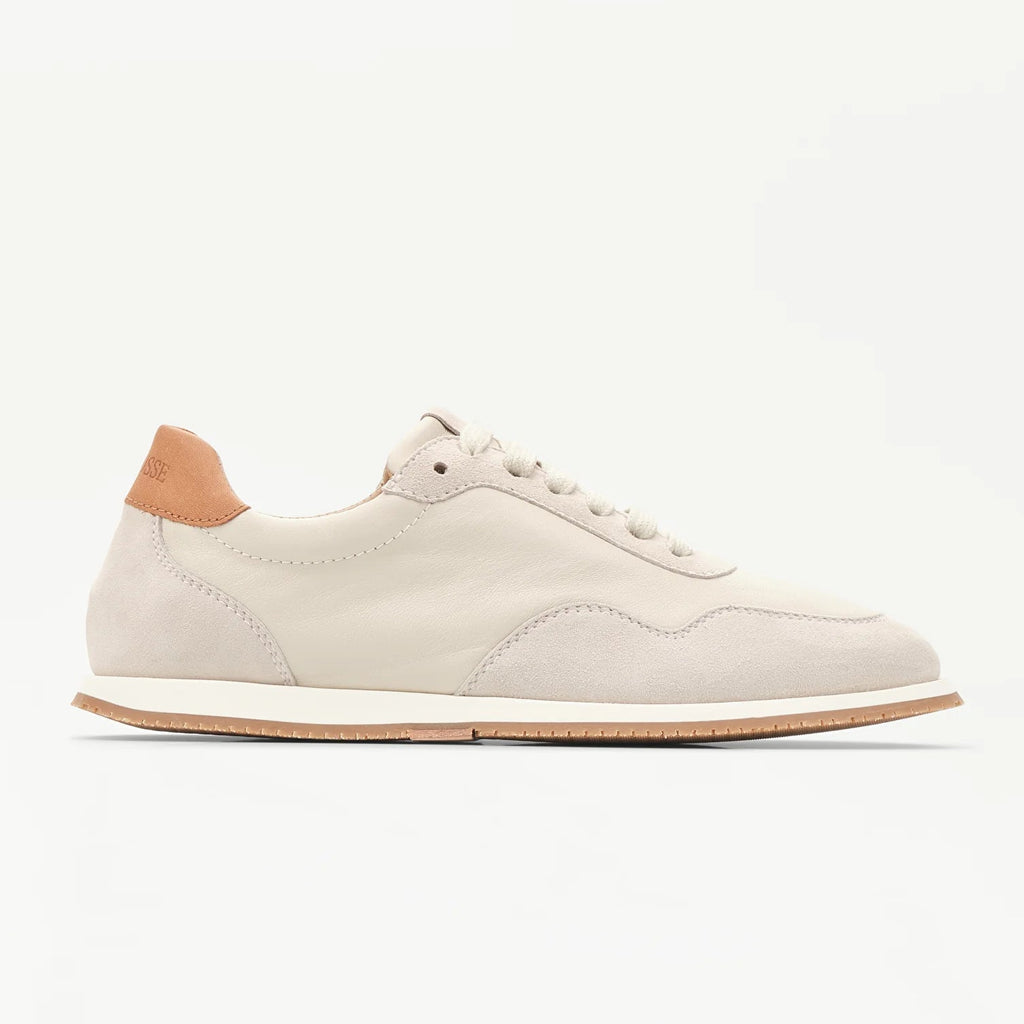 LOTTUSSE Sneakers Cordones Mancor PIEL de Cordero Blanco: ホワイト スニーカー レディース