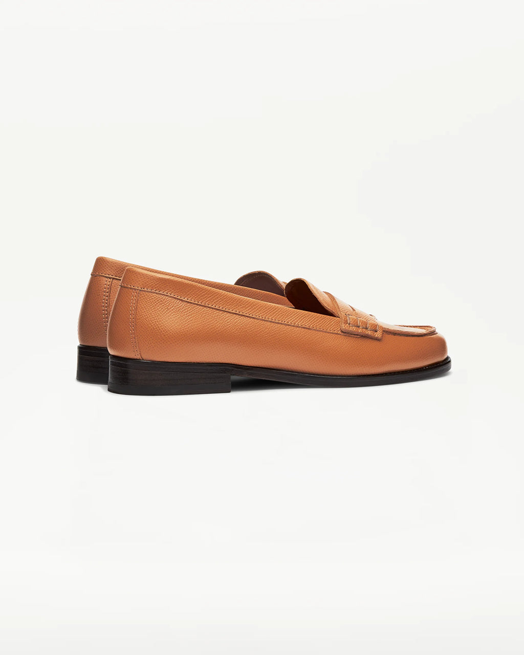 LOTTUSSE Mocasín Banda Liberty PIEL Estampado Safiano Marrón: marron mocassins pour femme