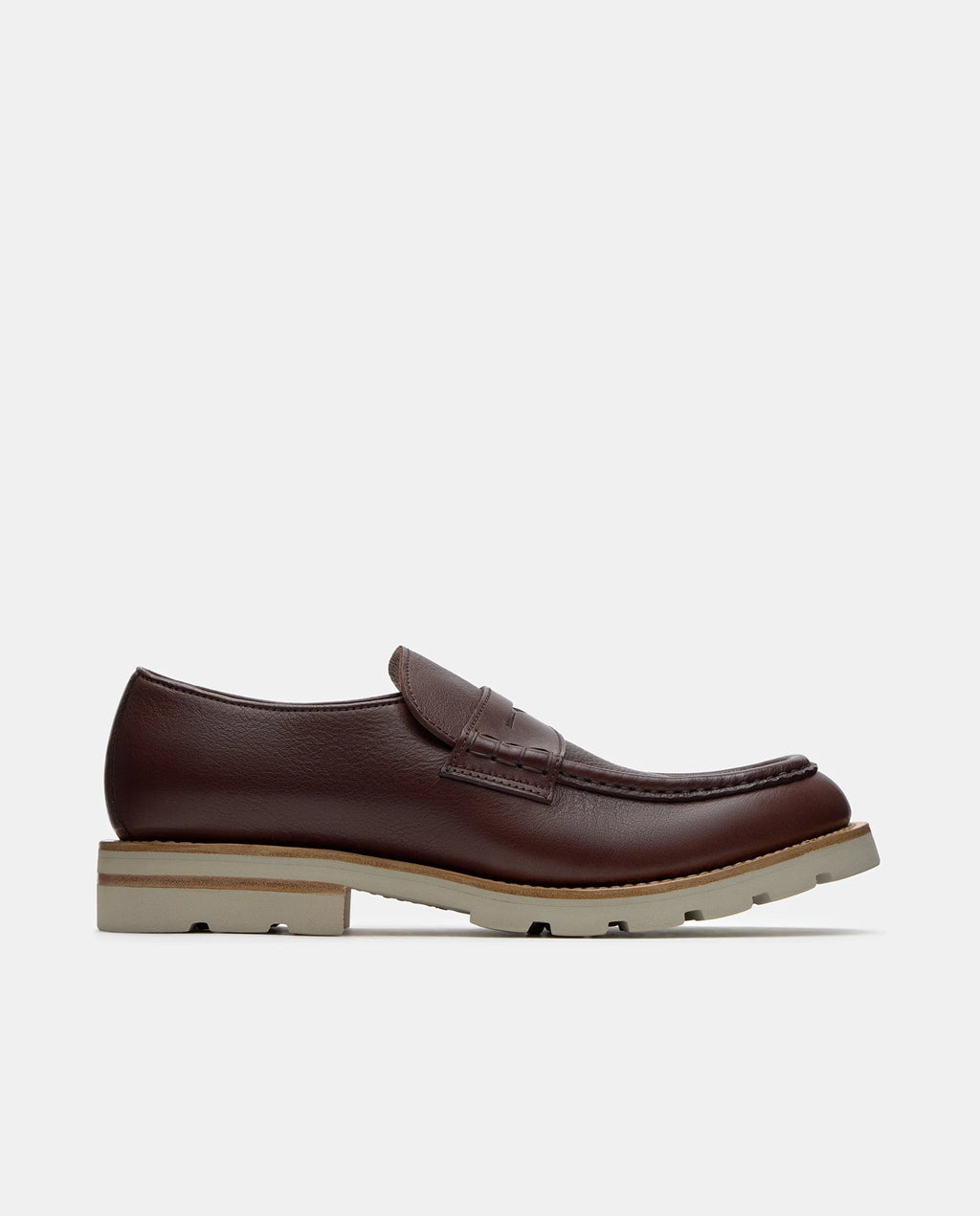 LOTTUSSE LL07806 Chestnut: brown loafers for men