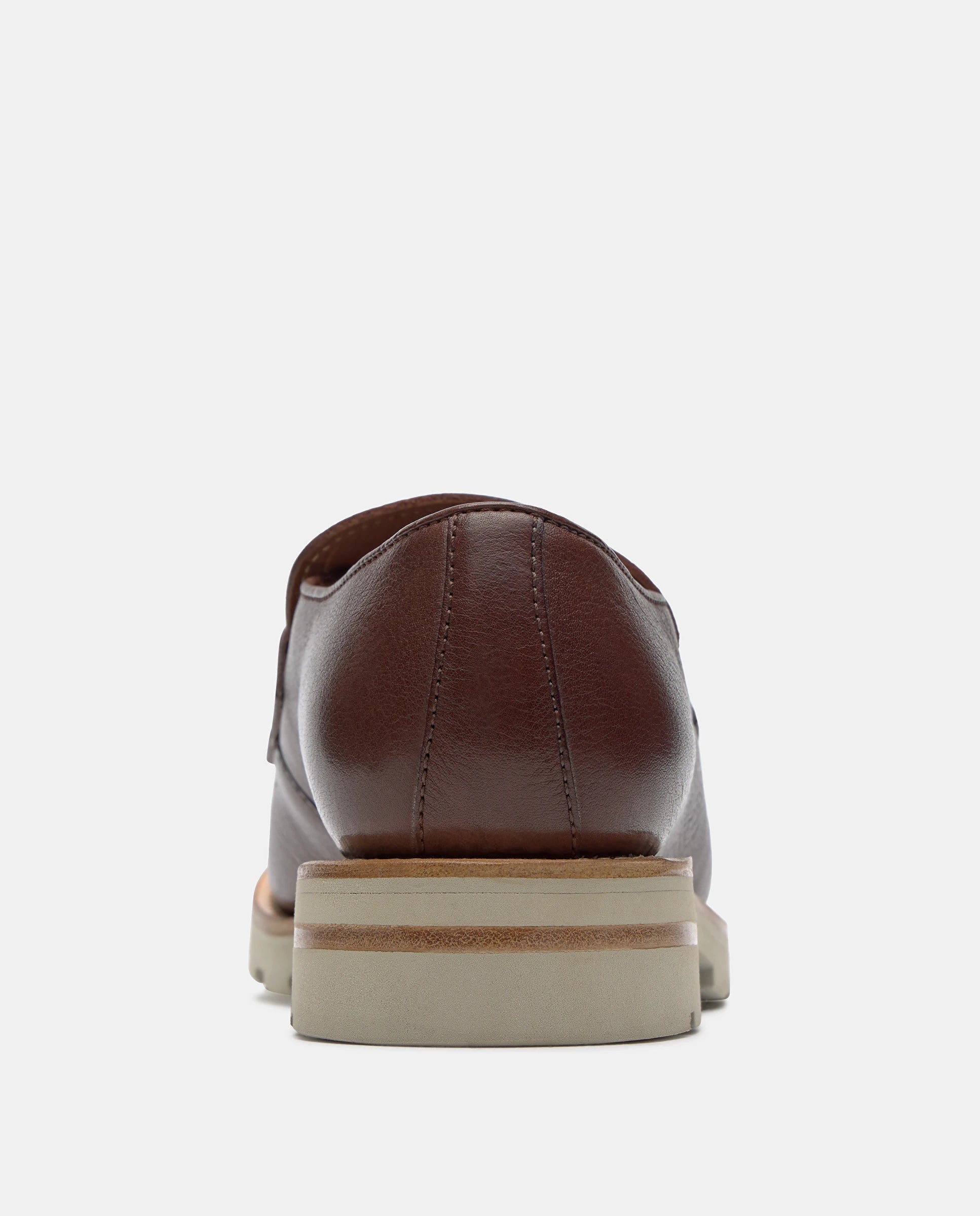 LOTTUSSE LL07806 Chestnut: brown loafers for men