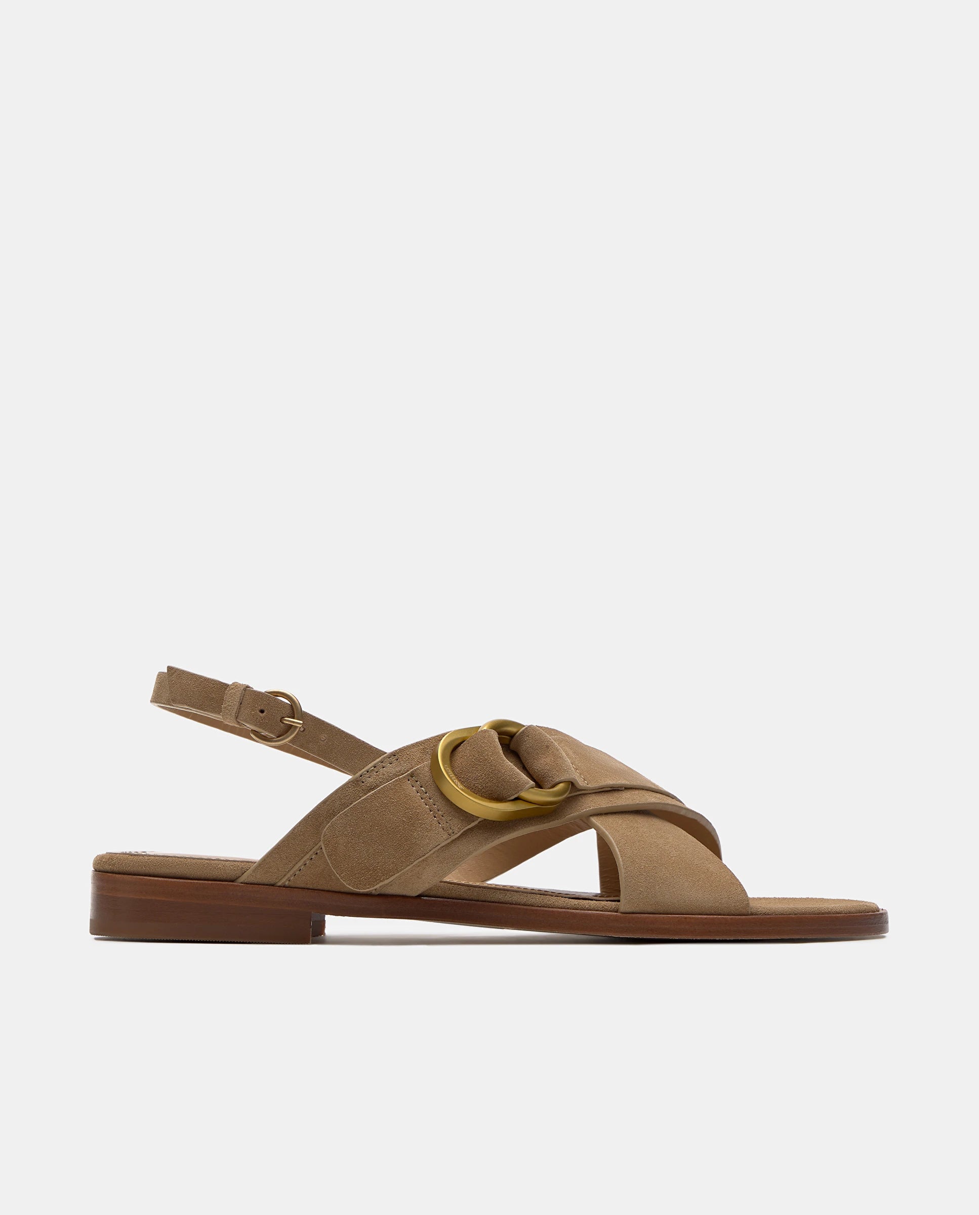 LOTTUSSE NYLO: white sandals for women