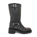LUIS GONZALO 1966 BOTA Biker NE: negre botes per a dona