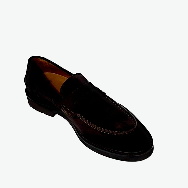 LOTTUSSE Baltimore Buckster MOKA: brown shoes for men