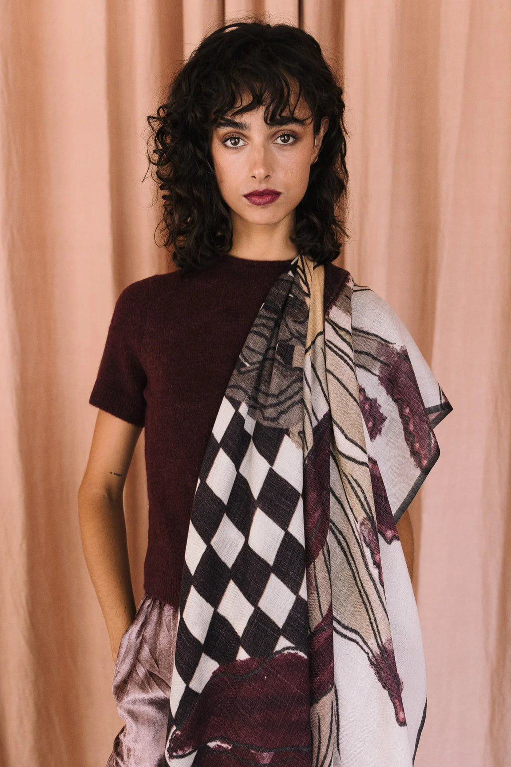 MAITANE BILBAO KALI Eucalyptus DUST: multicolor pañuelo レディース