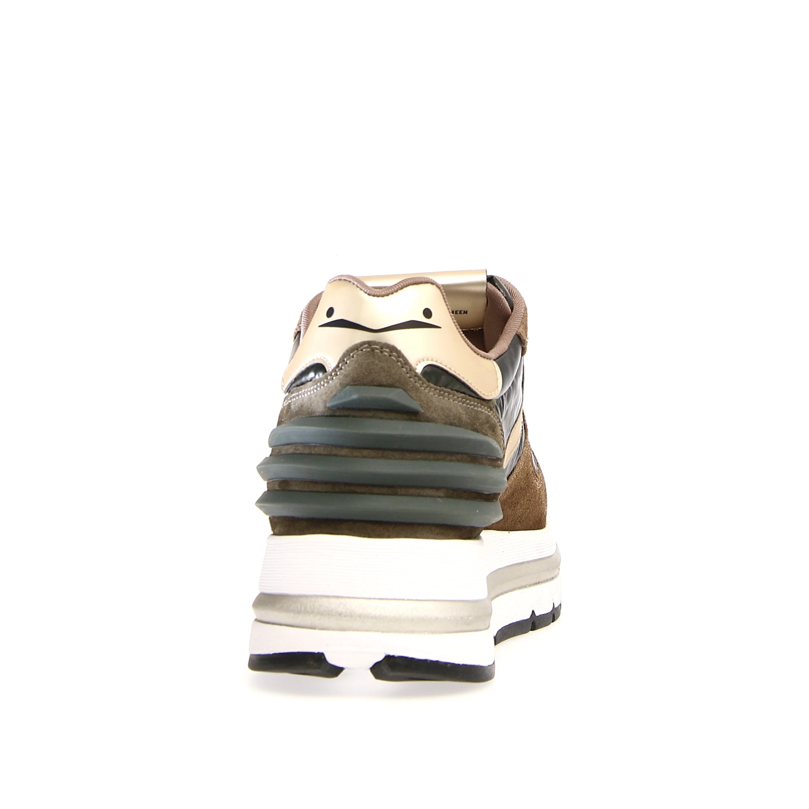 VOILE BLANCHE Maran Power Suede/padded DARK Green: green trainers for women