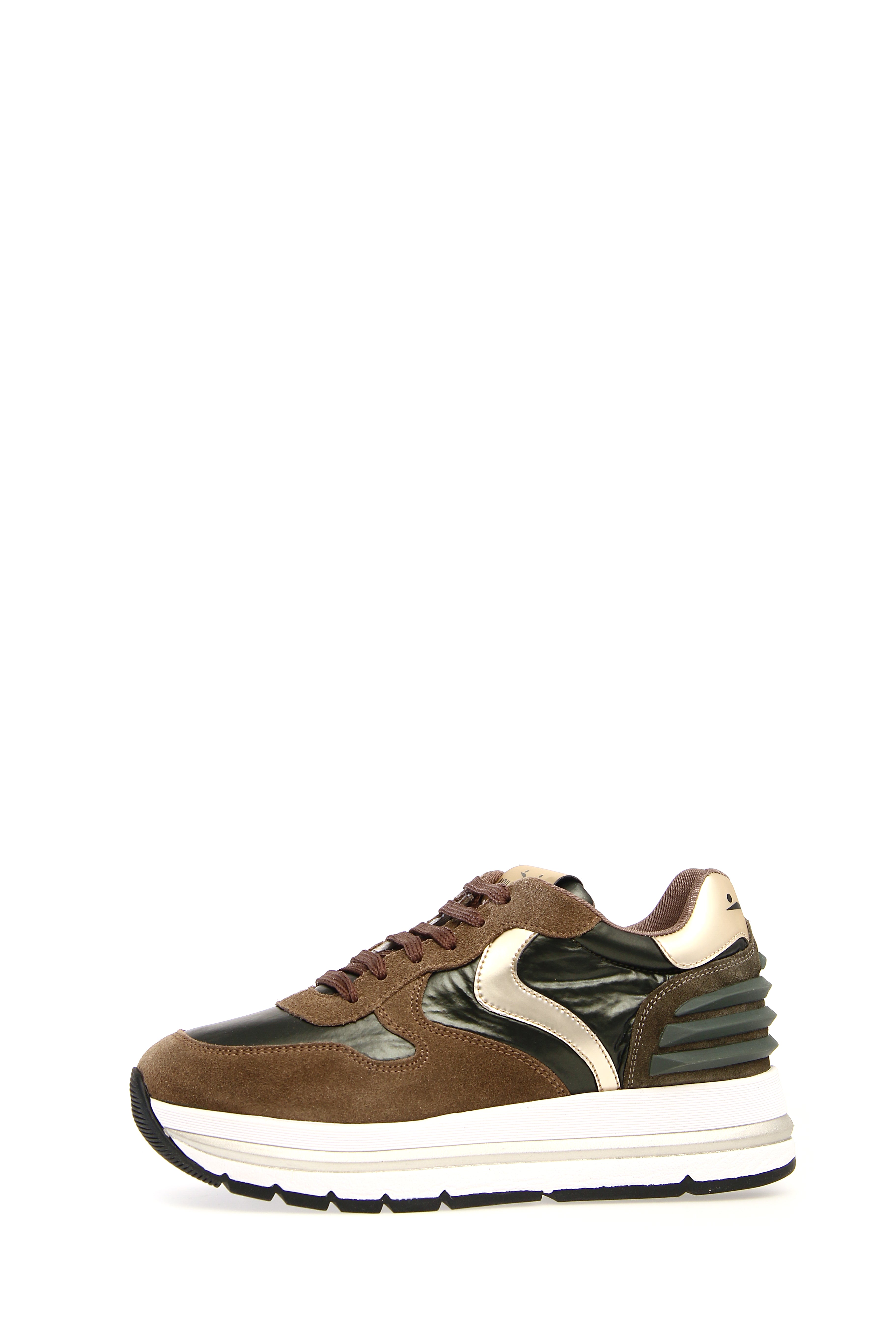 VOILE BLANCHE Maran Power Suede/padded DARK Green: green trainers for women