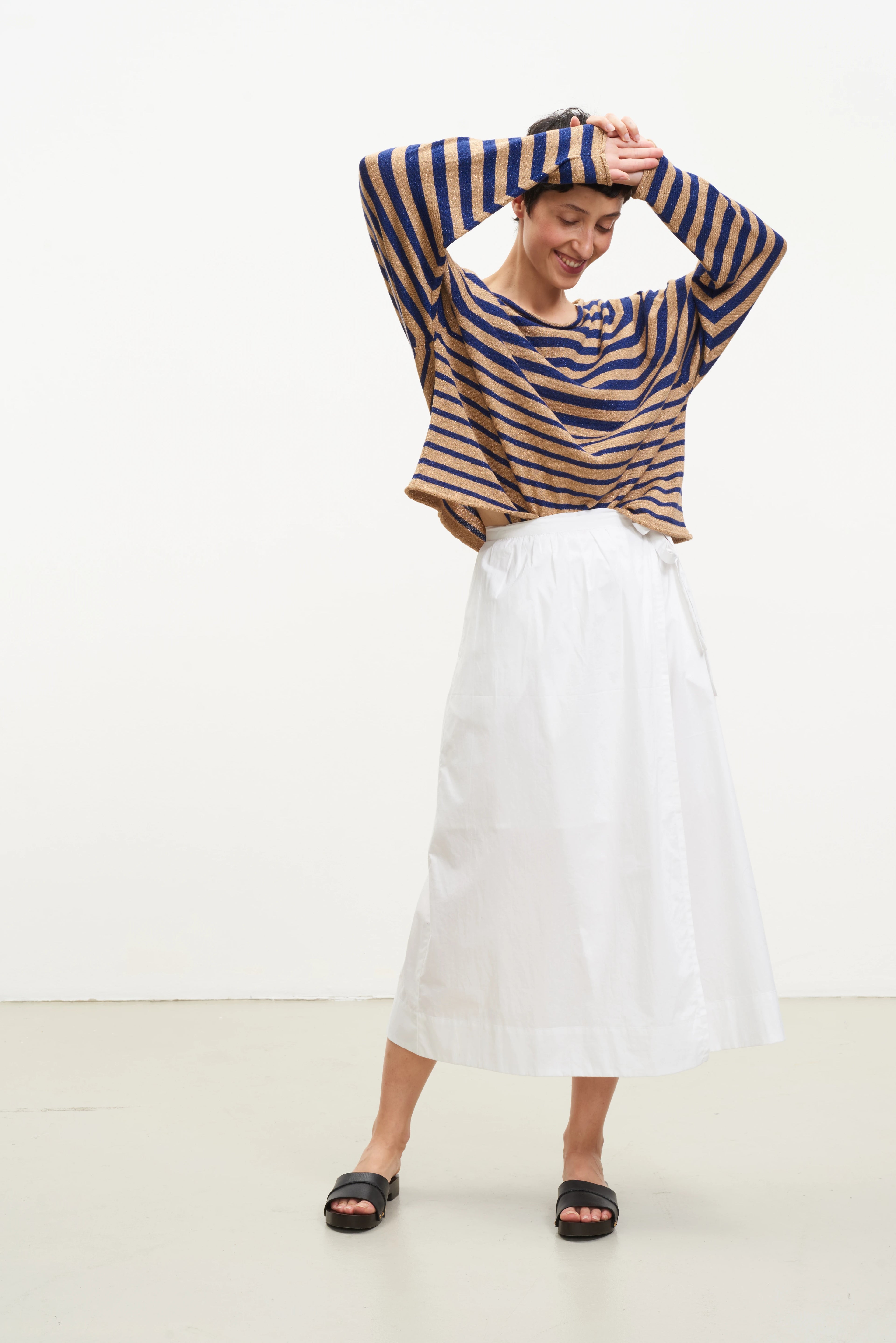 LEON & HARPER MIKE MVP02 STRP BLUE: синій cardigan для жінок
