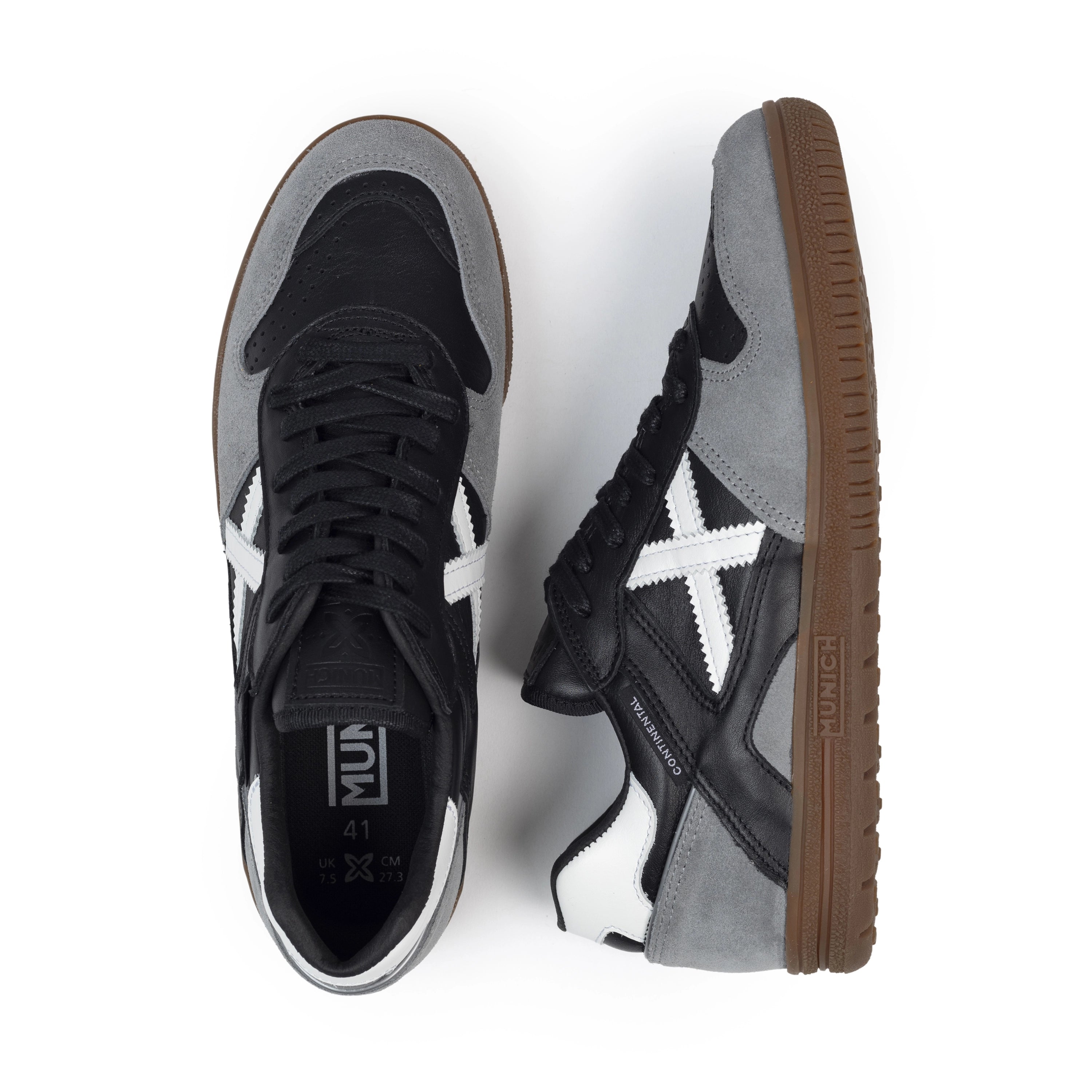 MUNICH Continental Premium 10: black trainers for men