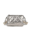MUNICH Cover Crossbody Hobo Silver en Color Plate, neutro взуття для жінок у Tascón